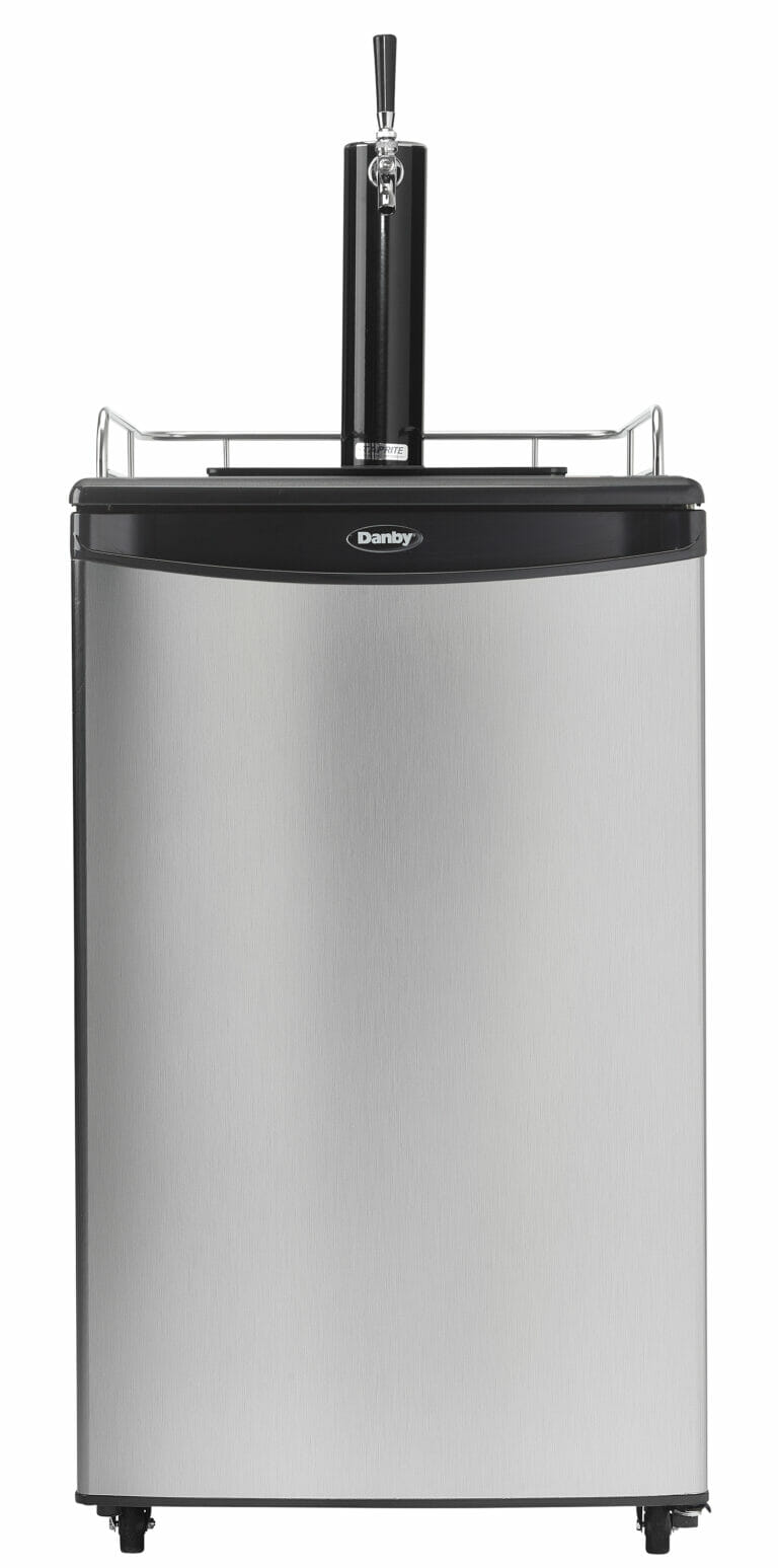 Danby 5.4 cu. ft. Single Tap Keg Cooler in Stainless Steel