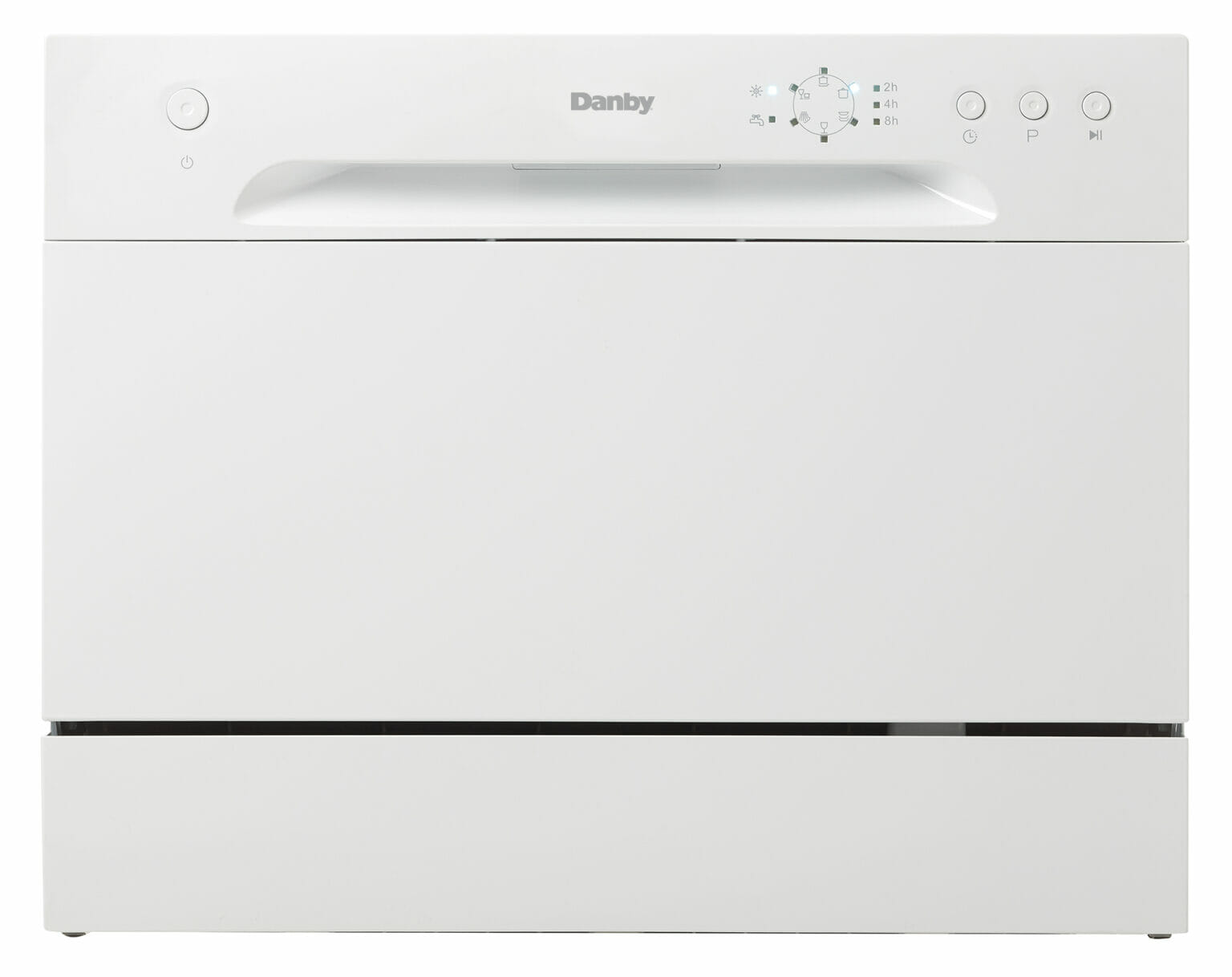 Danby 6 Place Setting Countertop Dishwasher in White DDW621WDB