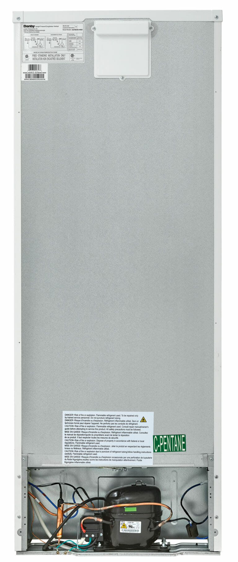 Danby 5.9 cu. ft. Upright Freezer in White DUFM059C1WDD Danby USA