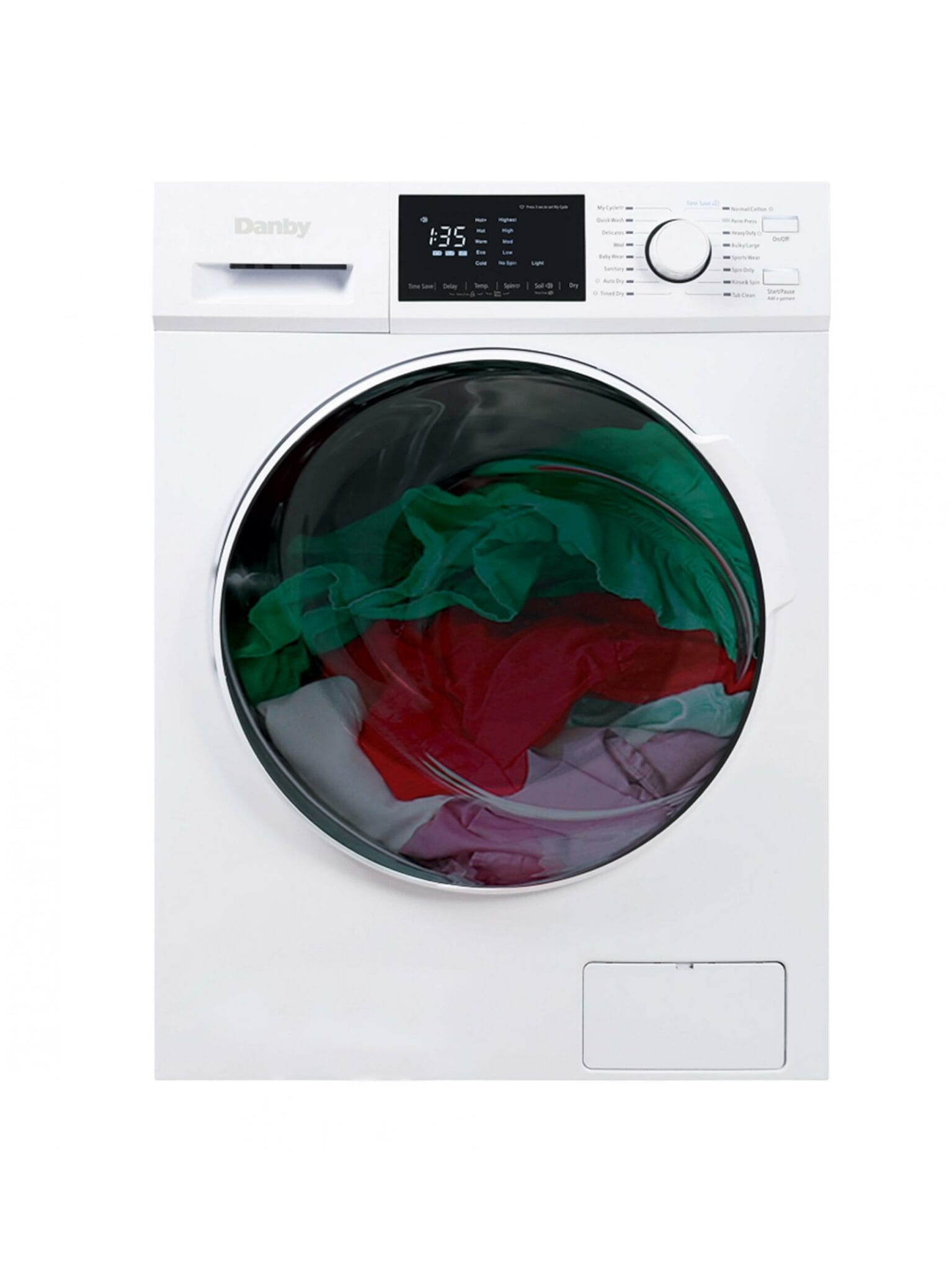 Danby 2.7 cu. ft. AllInOne Washer & Ventless Dryer in White