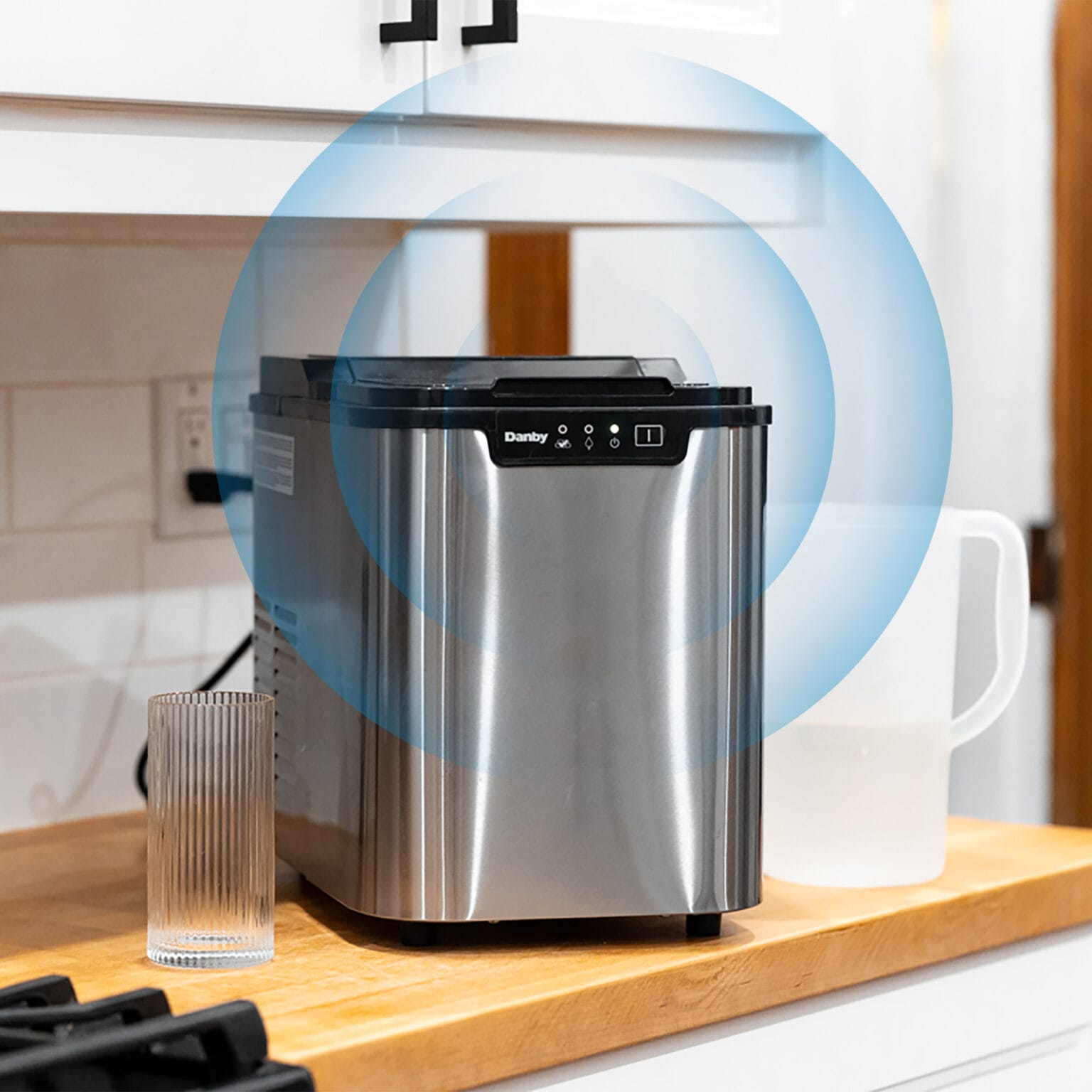 Danby 25 lbs. Countertop Ice Maker in Stainless Steel DIM2500SSDB