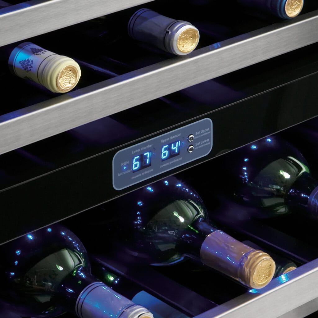 Silhouette 51 Bottle Built-in Wine Cooler in Stainless Steel