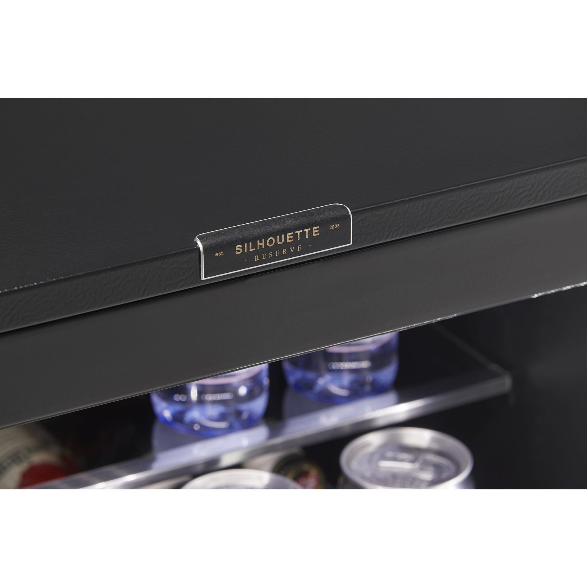 Silhouette - 24" Built-in Beverage Center in Black - Image 8