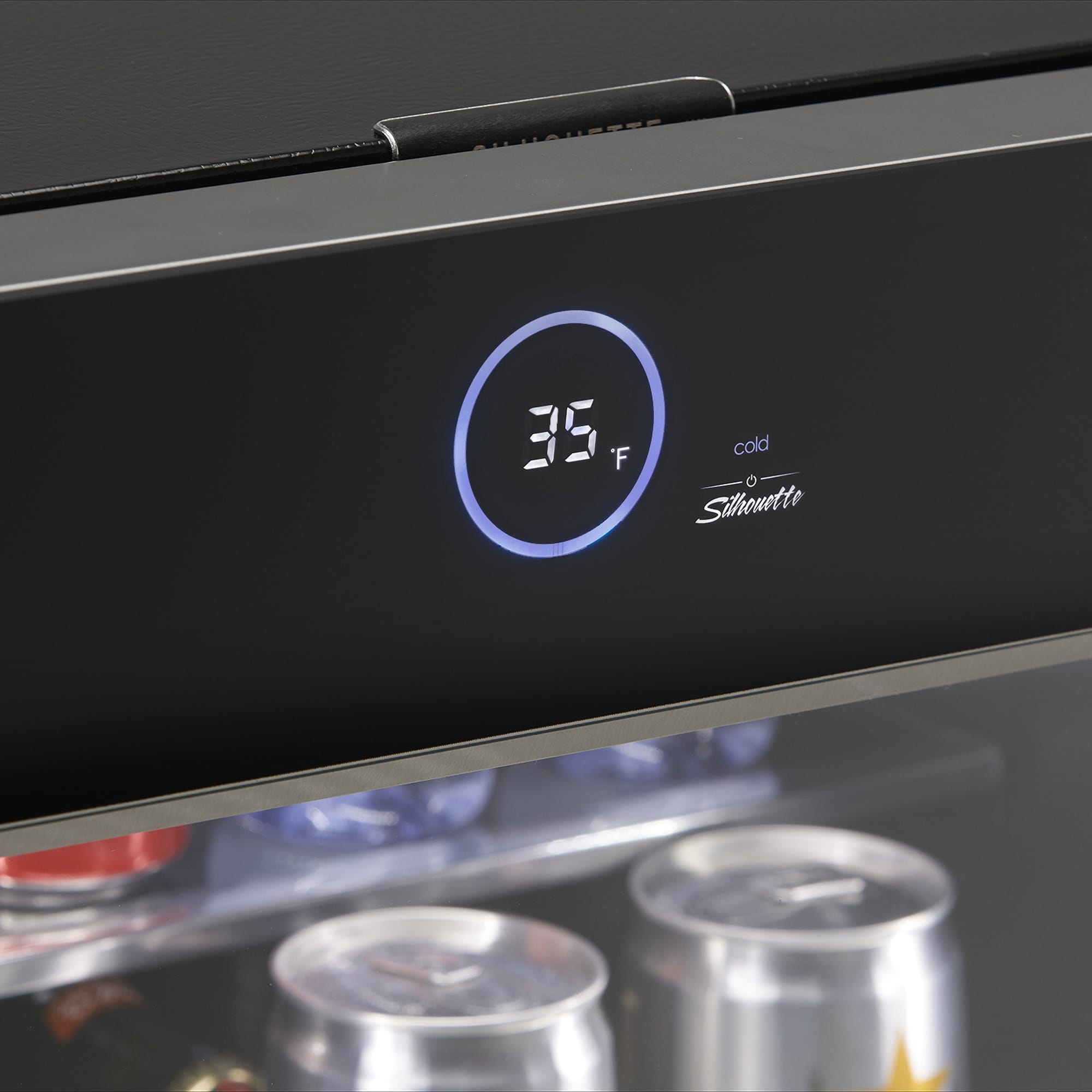 Silhouette - 24" Built-in Beverage Center in Black - Image 10