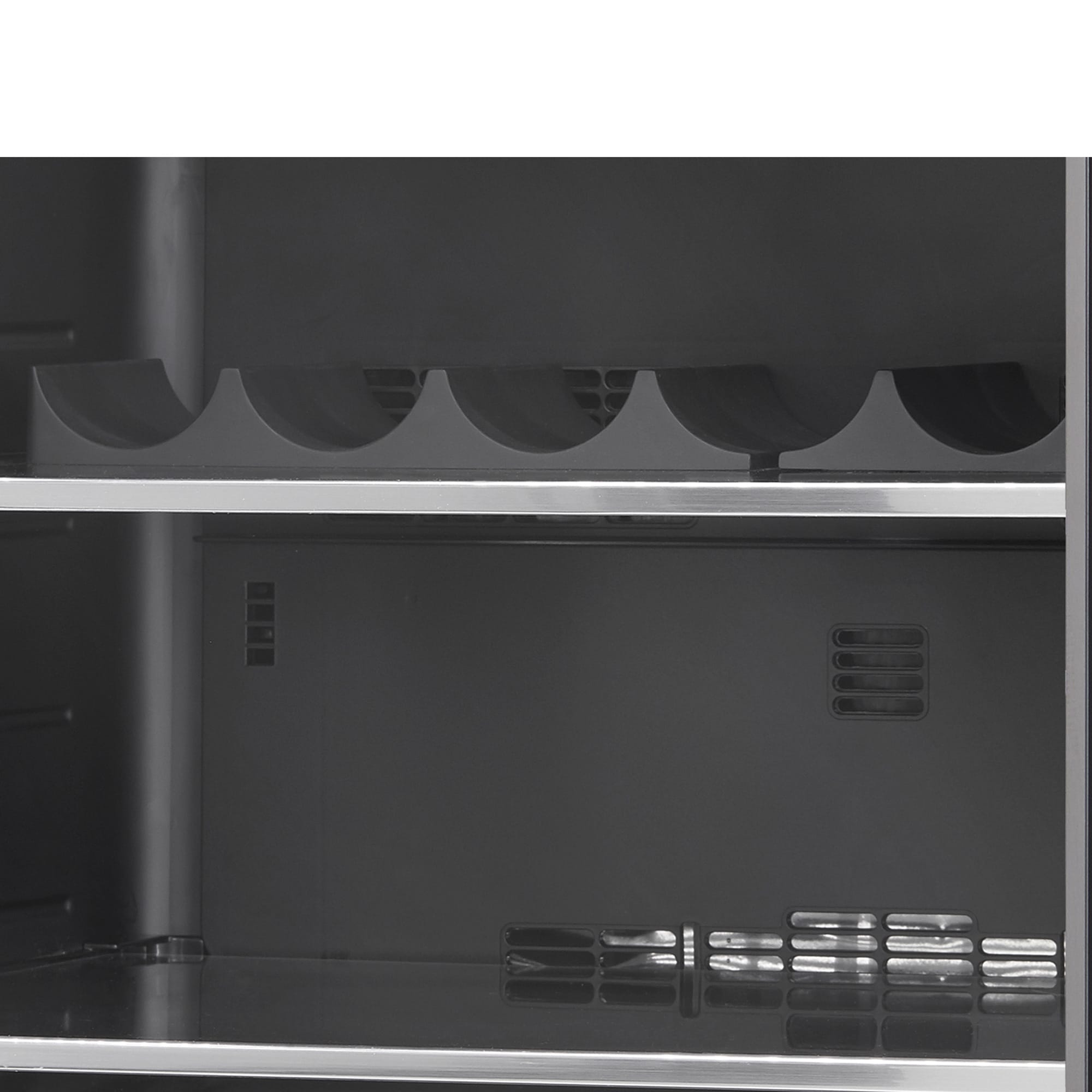 Silhouette - 24" Built-in Beverage Center in Black - Image 7