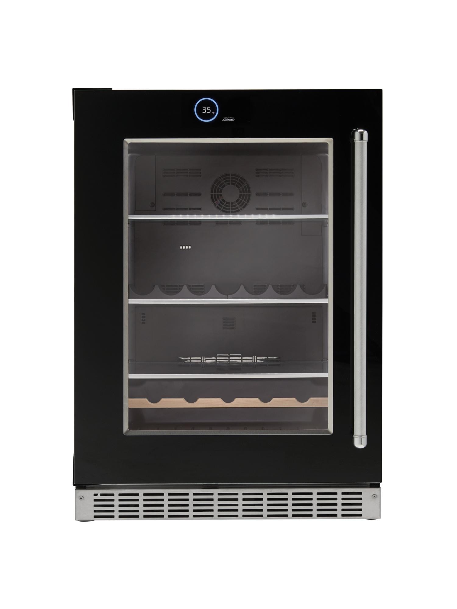 Silhouette - 24" Built-in Beverage Center in Black - Image 4