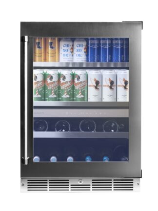 Silhouette Pro Gen 3 - 24" Built-in Wine and Beverage Center in Stainless Steel