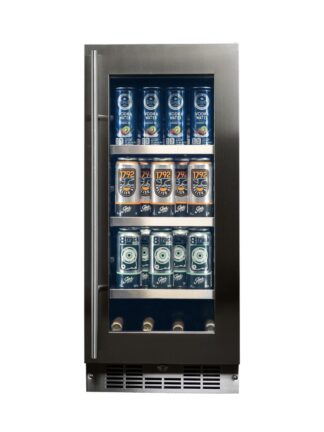 Silhouette - 15" Built-in Beverage Center in Stainless Steel