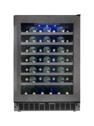 Silhouette Select - 24" Built-In Wine Cellar in Black Stainless Steel