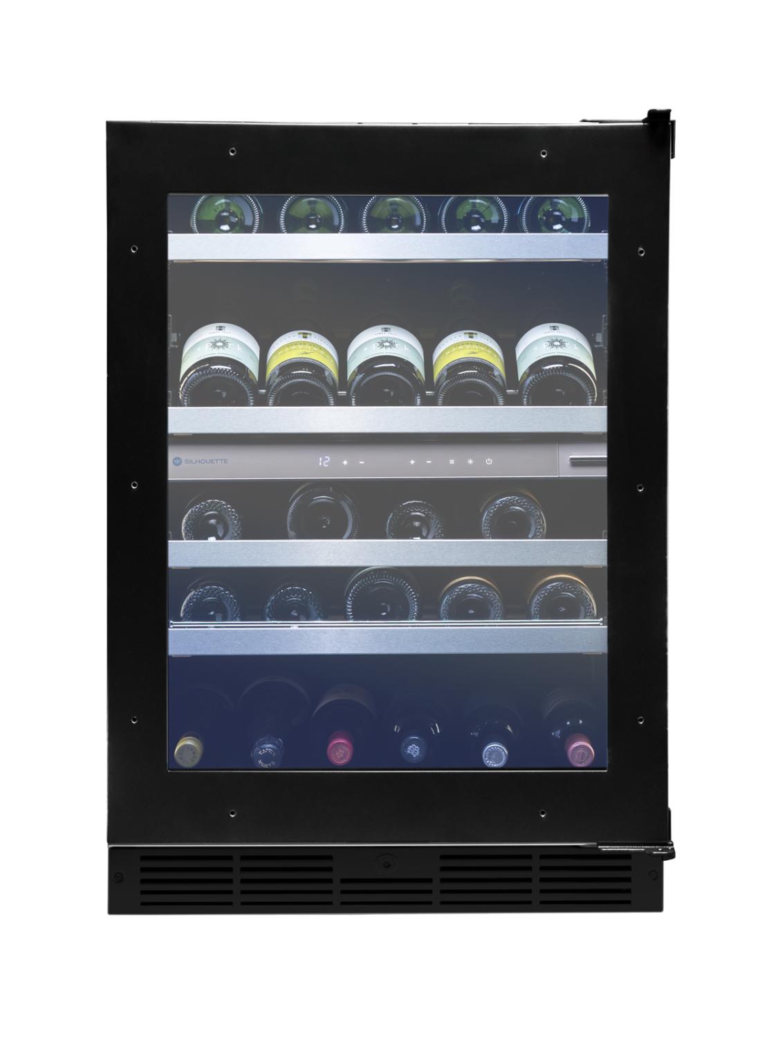 Silhouette Pro Gen 3 - 24” Built-In Wine Cellar Panel-Ready