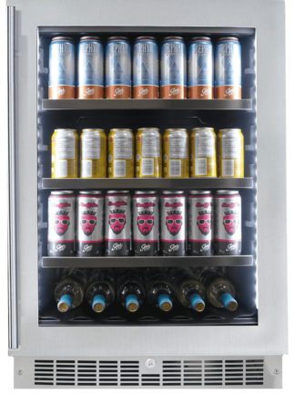 Saxony - Centre de boissons mono-zone de 24 pouces