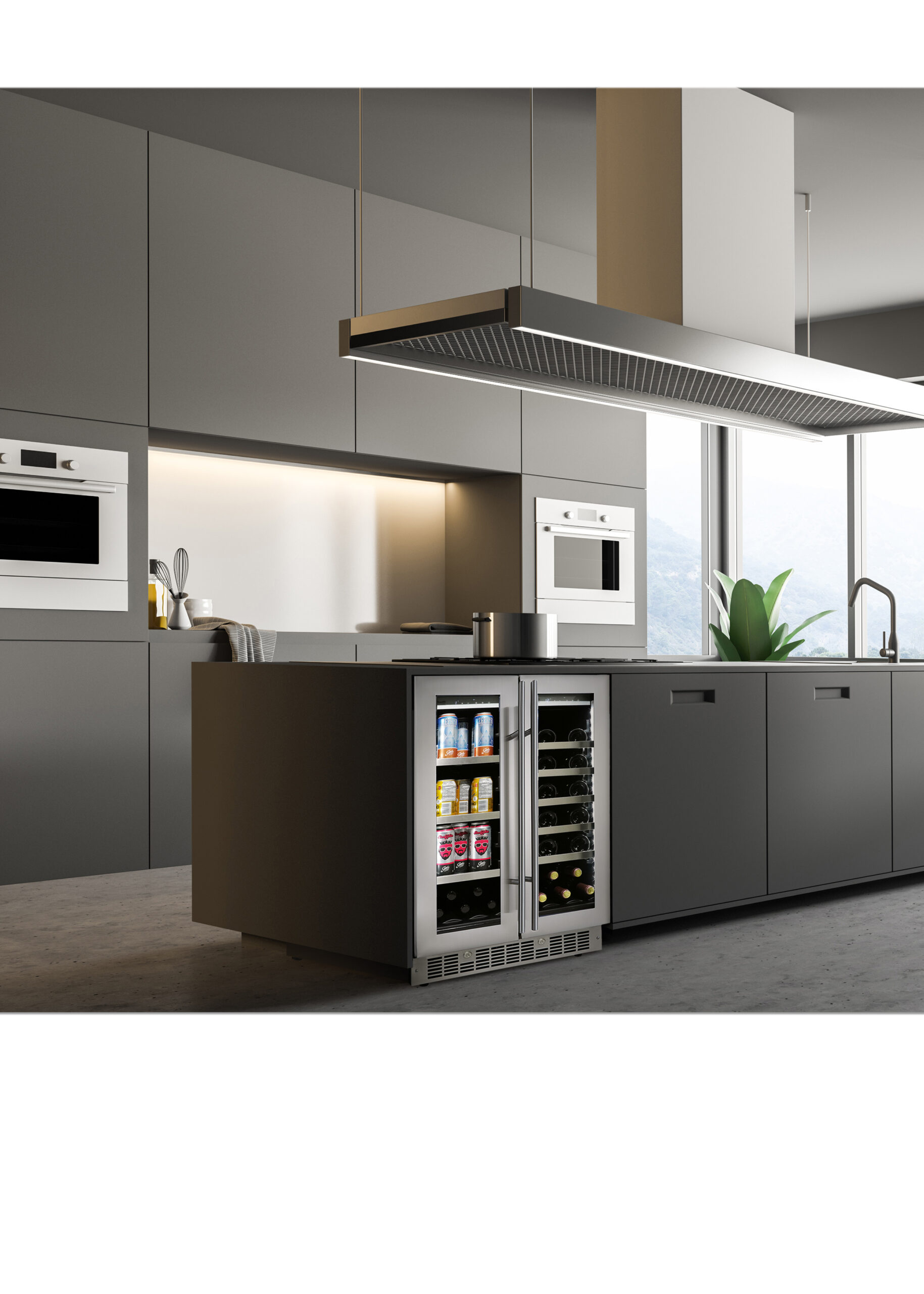 Lorraine - Centre de boissons 24" à porte française - Image 13