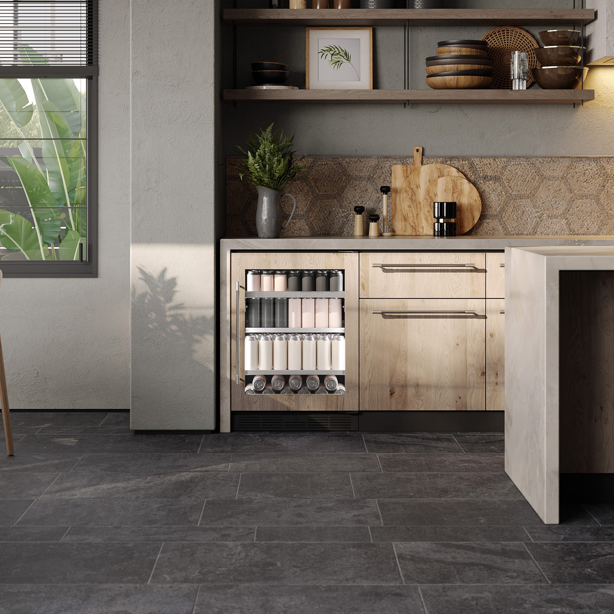 Centre de boissons encastré Silhouette Pro Gen 3 - 24" prêt à recevoir un panneau - Image 2