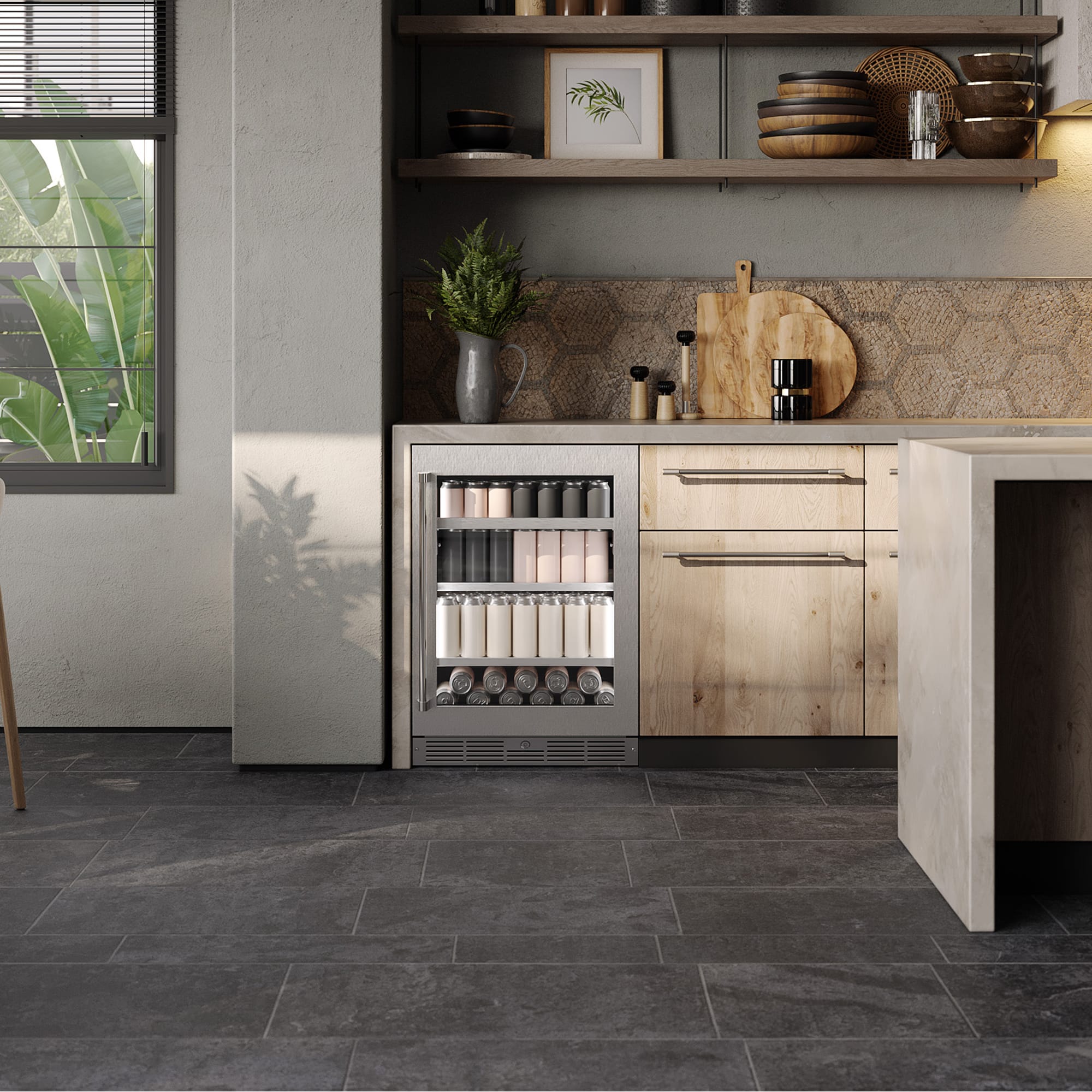 Silhouette Pro Gen 3 - 24" Built-in Beverage Center in Stainless Steel - Image 2