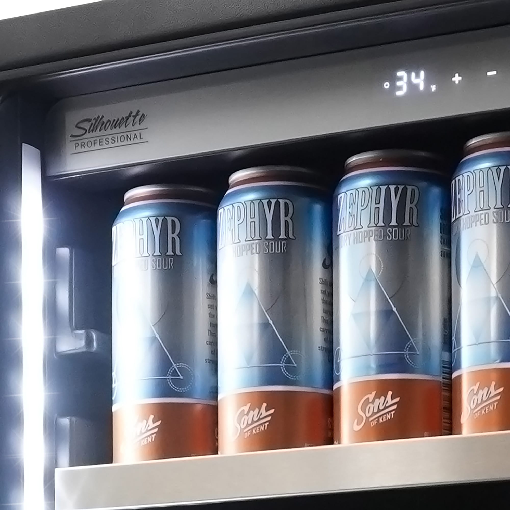 Silhouette Pro - 24" Built-in Beverage Center in Stainless Steel - Image 12