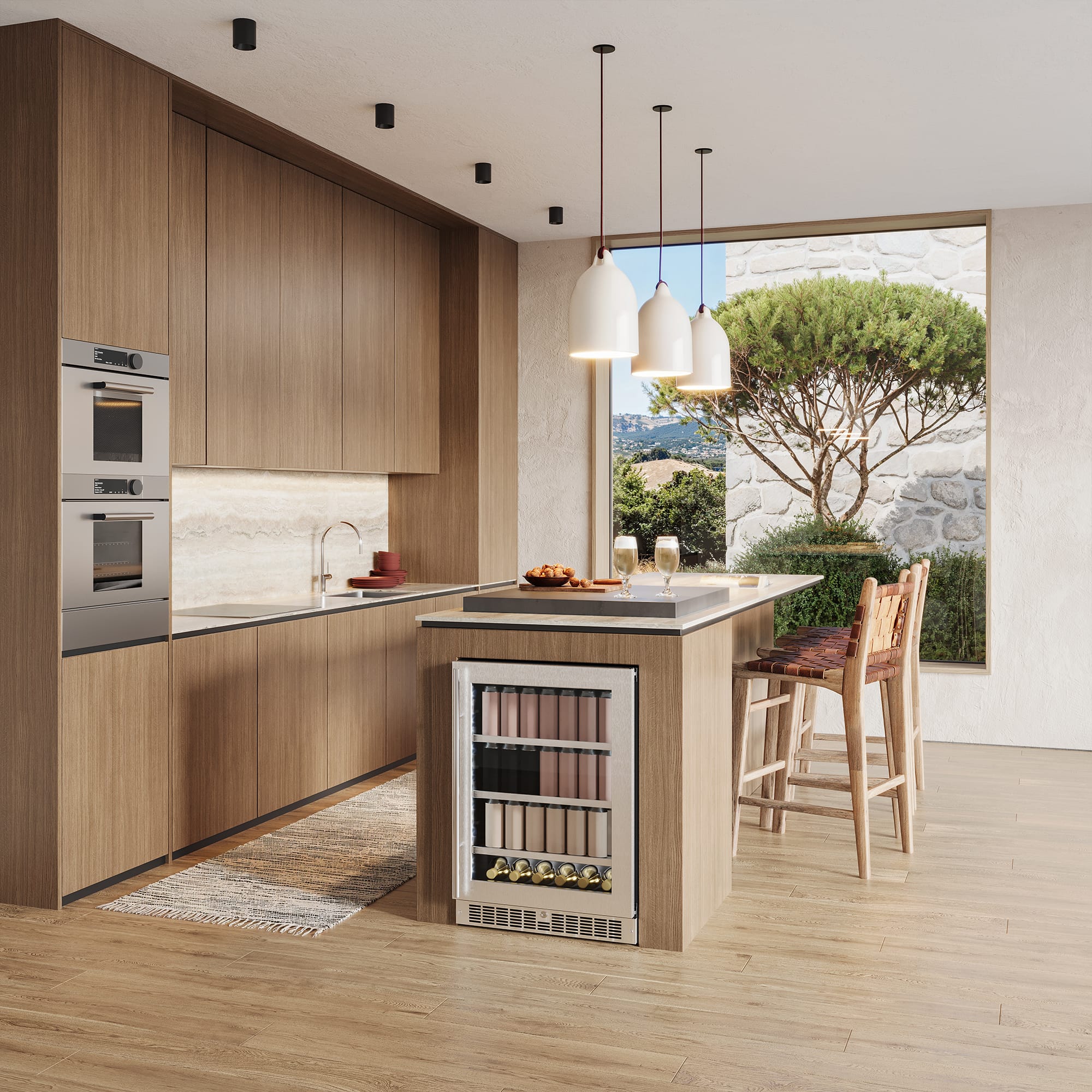 Silhouette Pro - 24" Built-in Beverage Center in Stainless Steel - Image 5