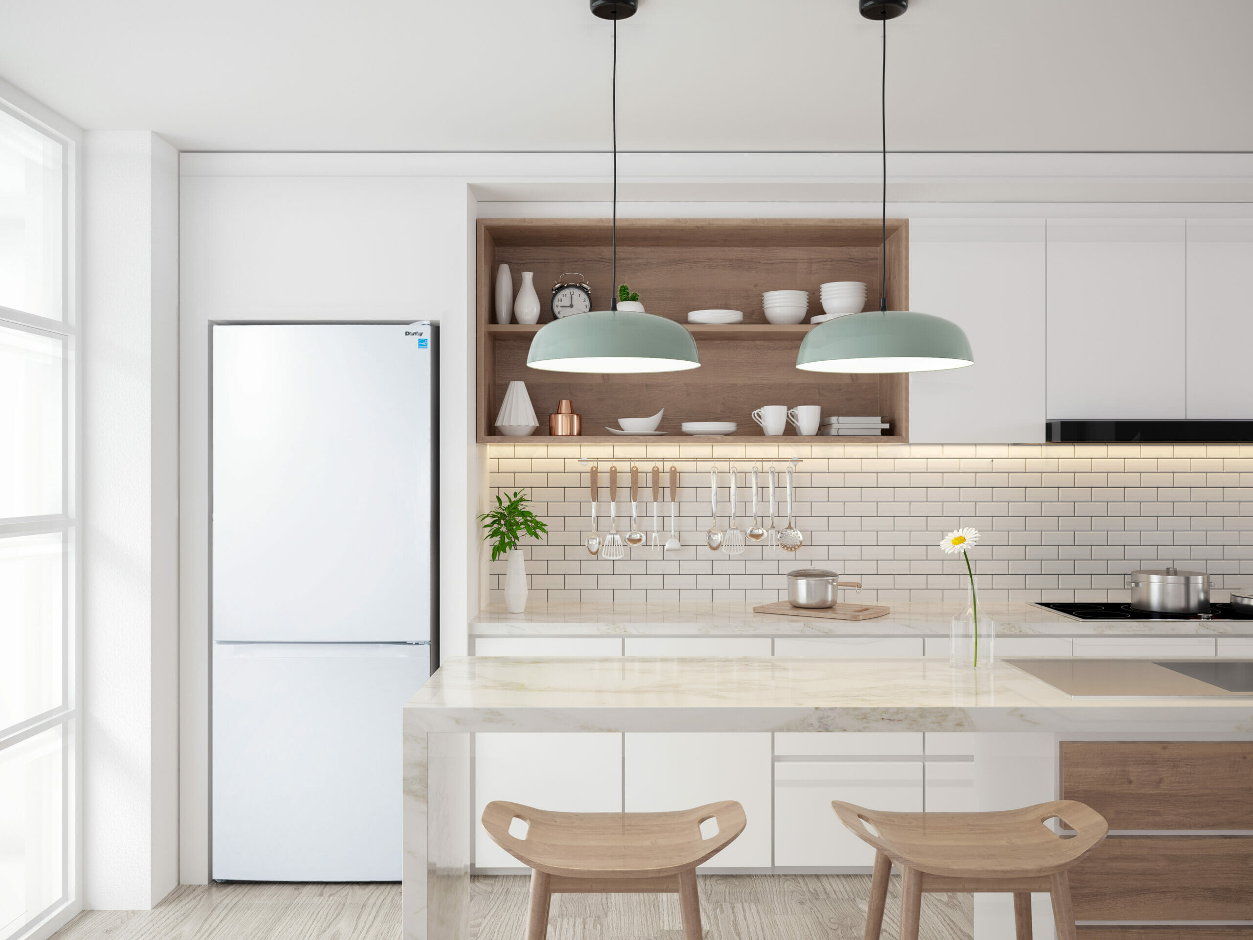 Danby 10 cu. ft. Apartment Fridge Bottom Mount in White - Image 4