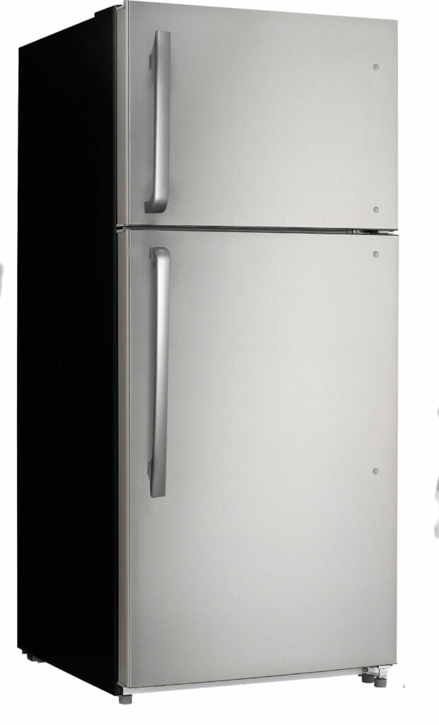 Danby 18.1 cu. ft. Apartment Size Fridge Top Mount in Stainless