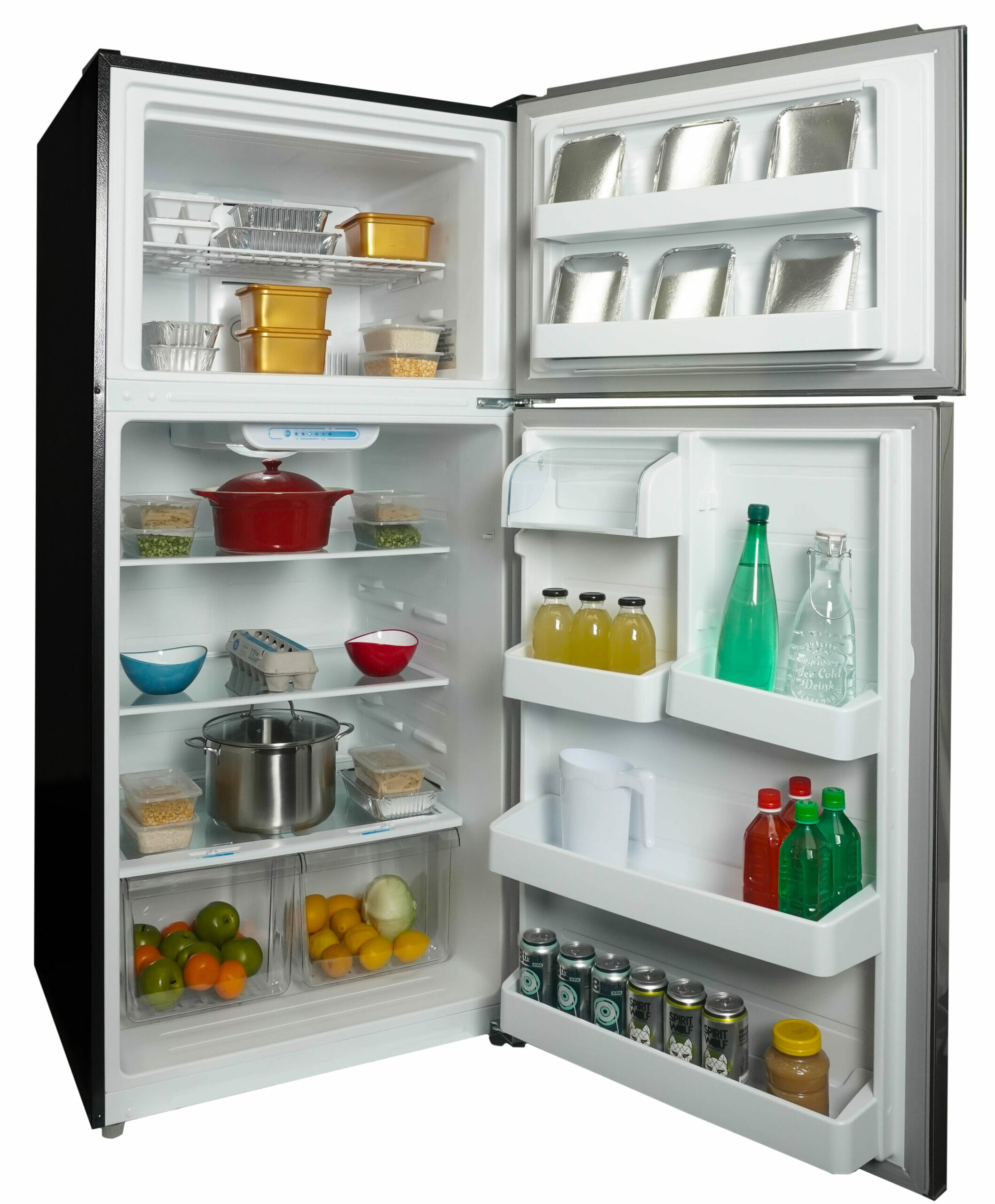 Danby 18.1 cu. ft. Apartment Size Fridge Top Mount in Stainless Steel - Image 6