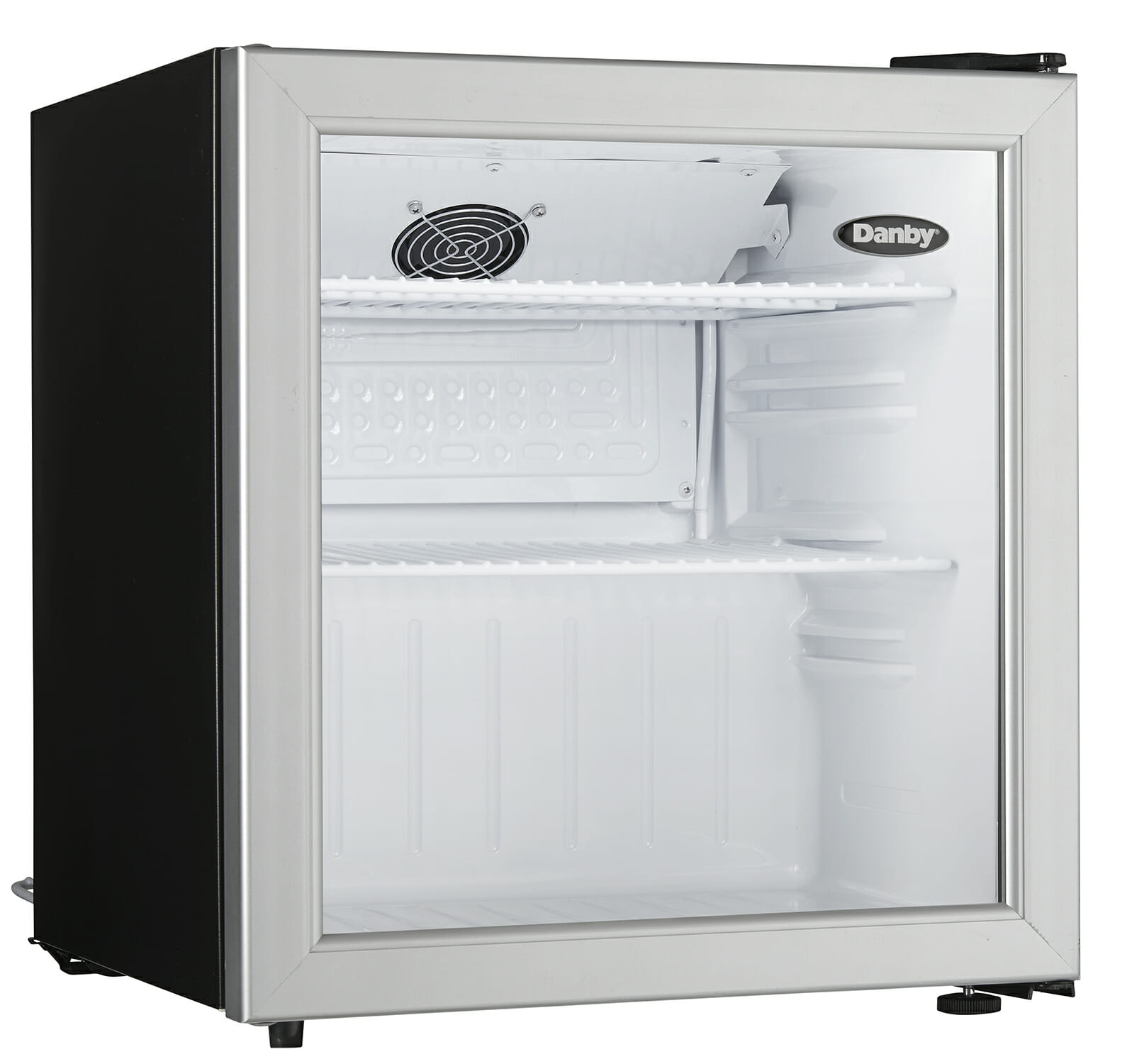 Danby 1.6 cu. ft. Compact Glass Door Fridge in Platinum - Image 2