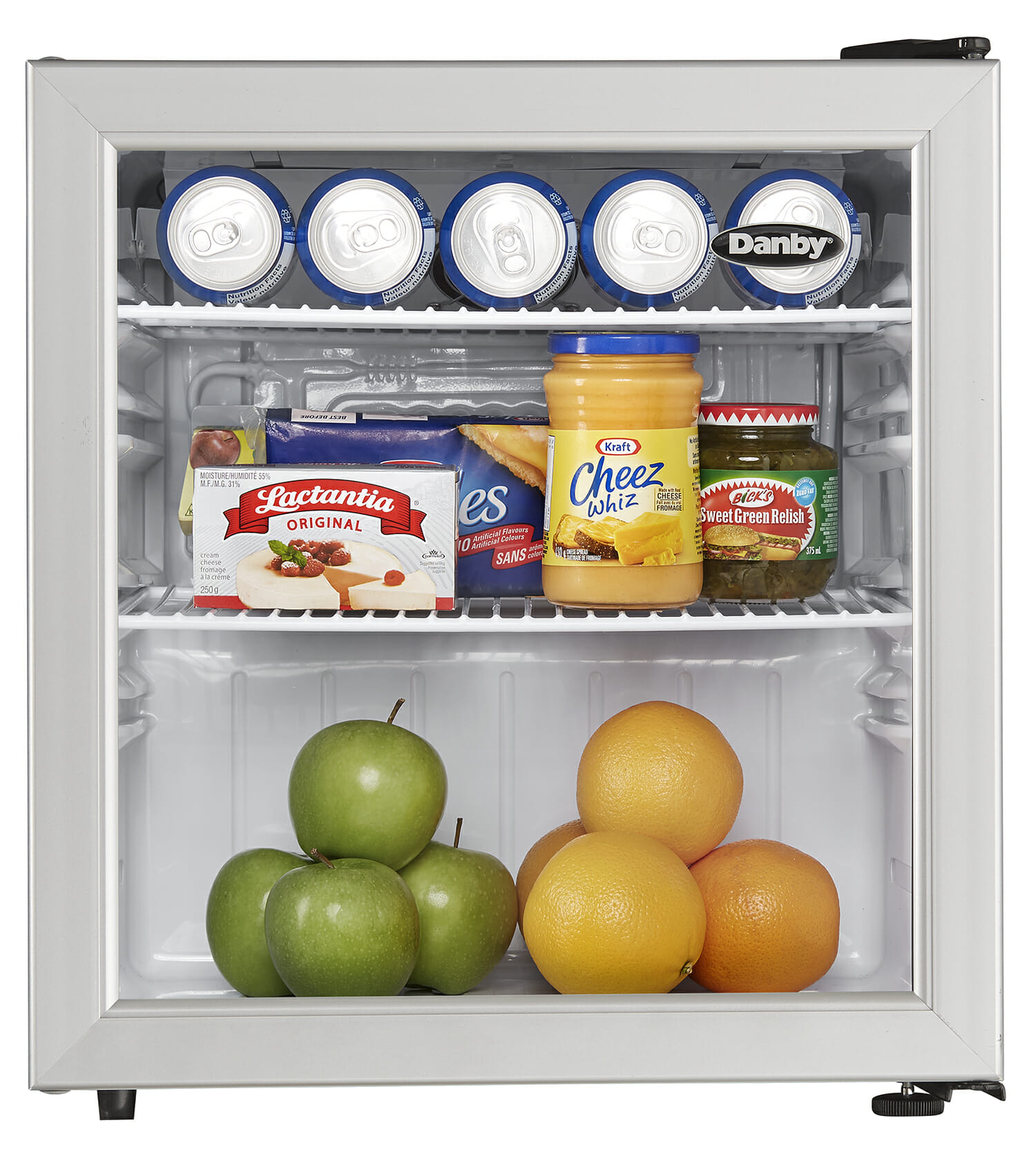 Danby 1.6 cu. ft. Compact Glass Door Fridge in Platinum - Image 7