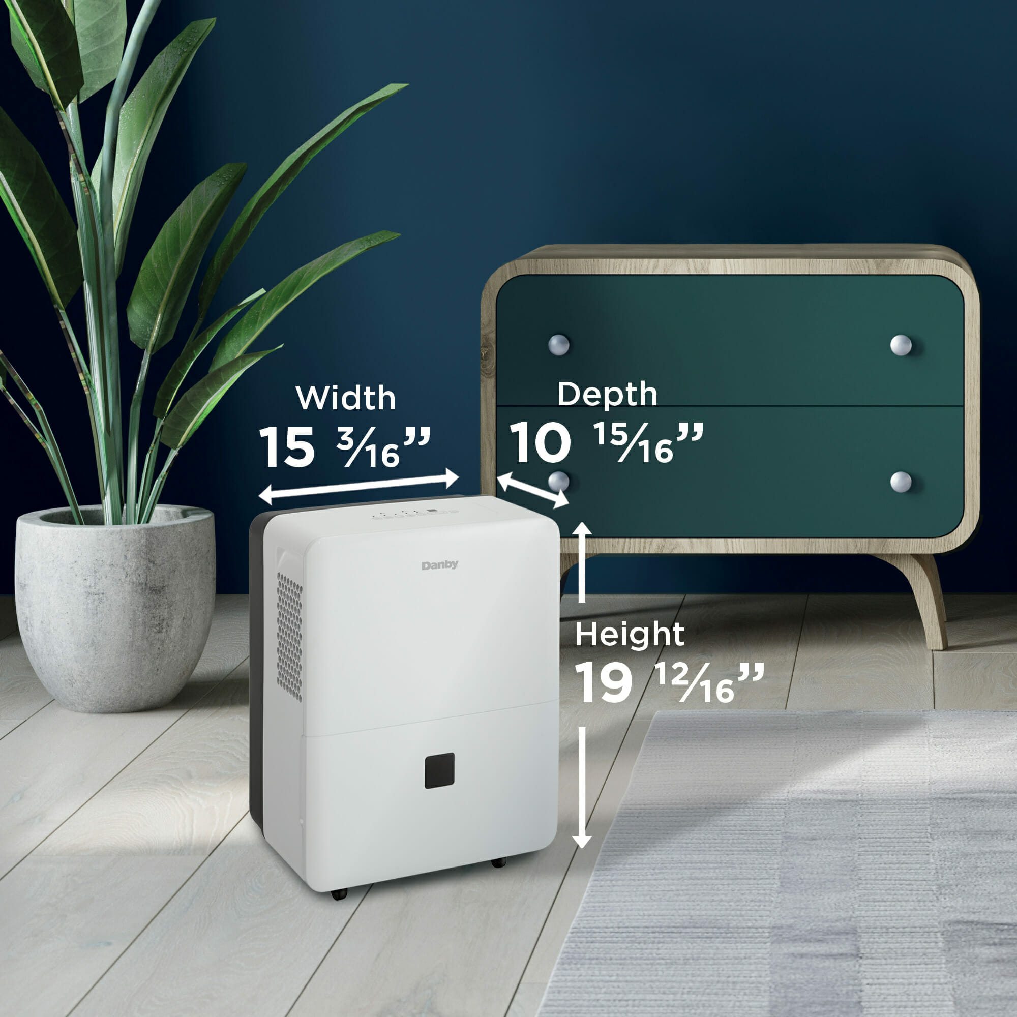 Danby 30 Pint Dehumidifier in White - Image 9