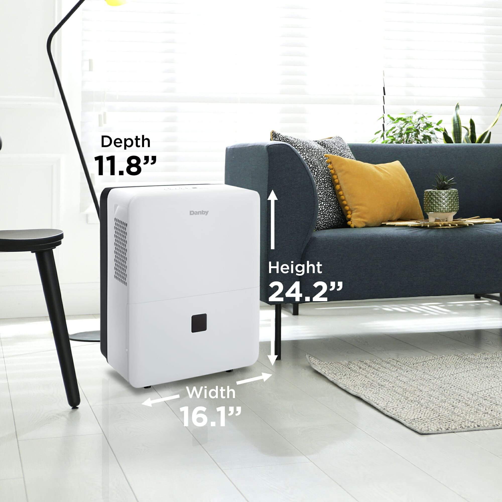 Danby 40 Pint Dehumidifier in White - Image 14