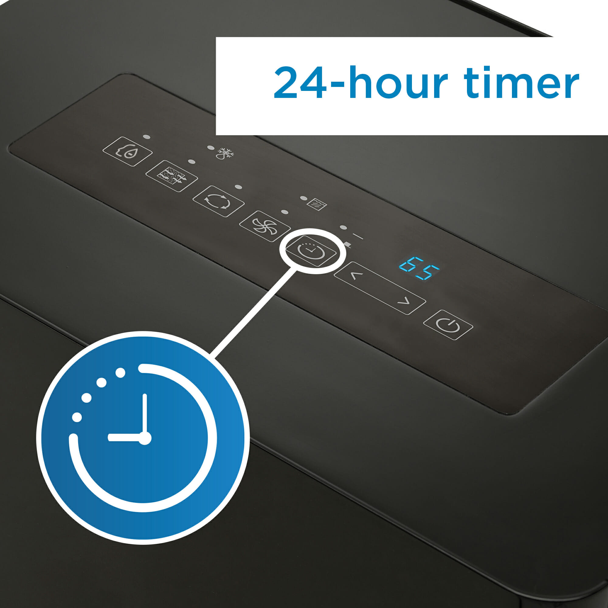 Danby 50 Pint Dehumidifier in Black - Image 3