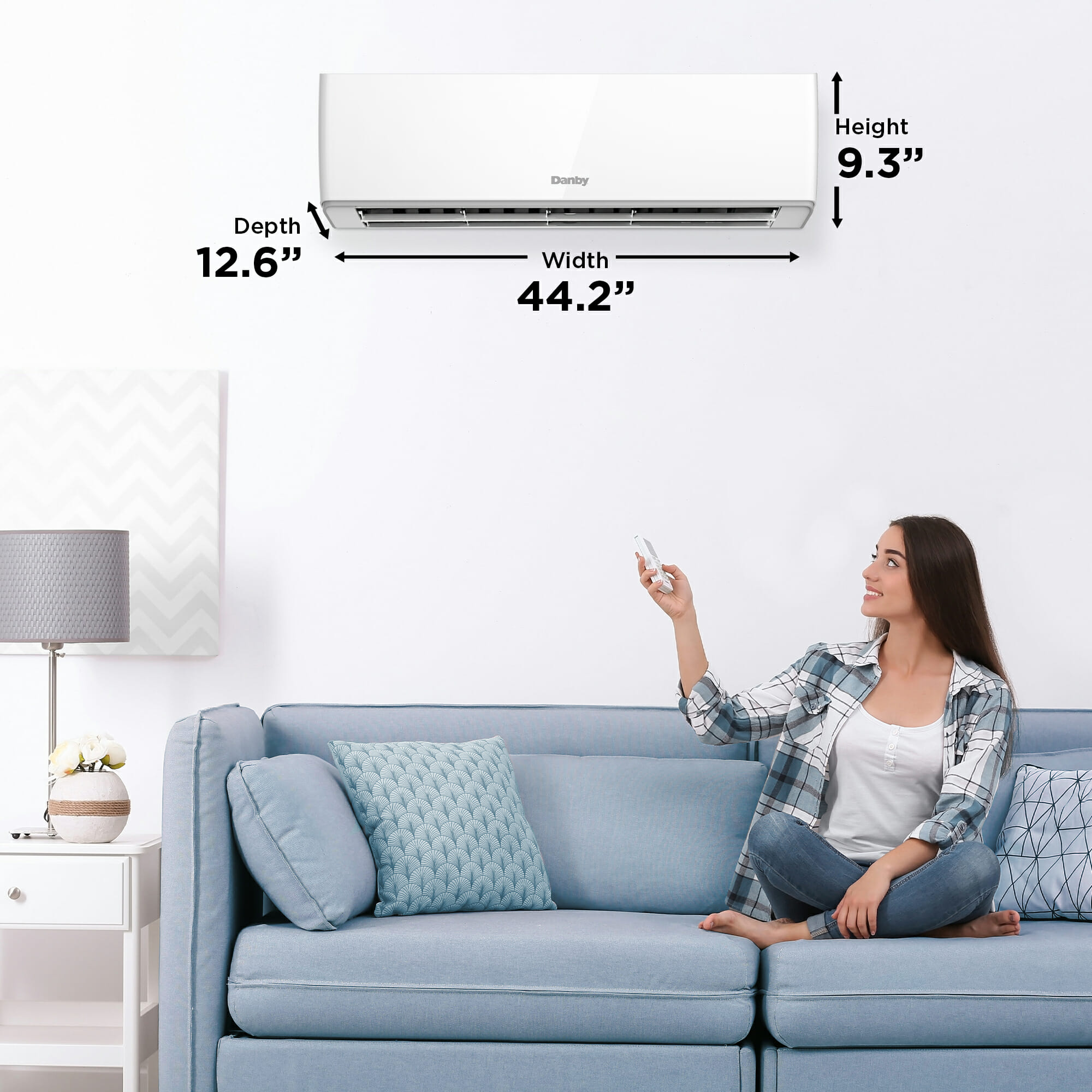 Danby 22000 BTU Mini-Split AC with Heat Pump in White - Image 6