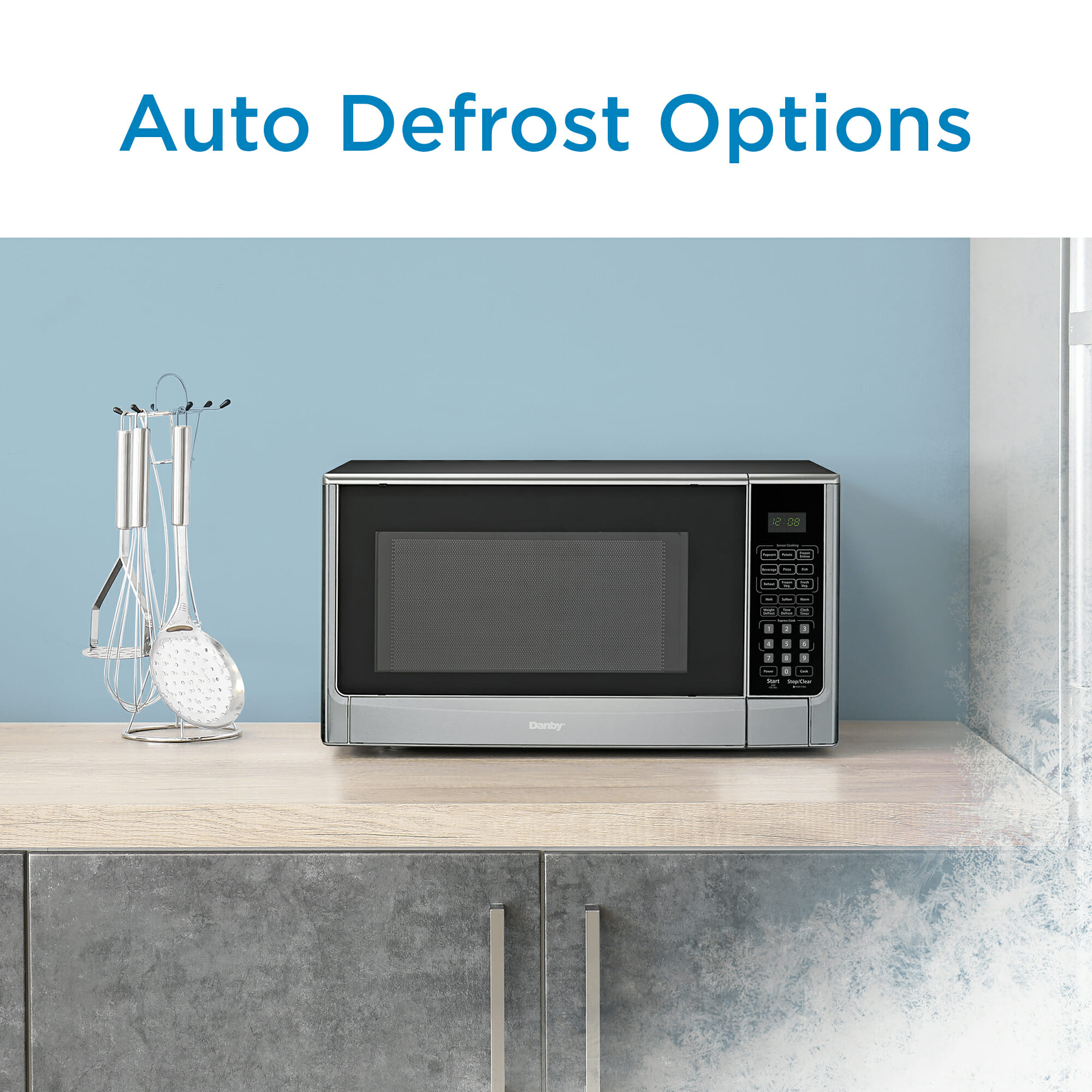 Danby Designer 1.4 cu ft Sensor (Cooking) Microwave in Stainless Steel - Image 7