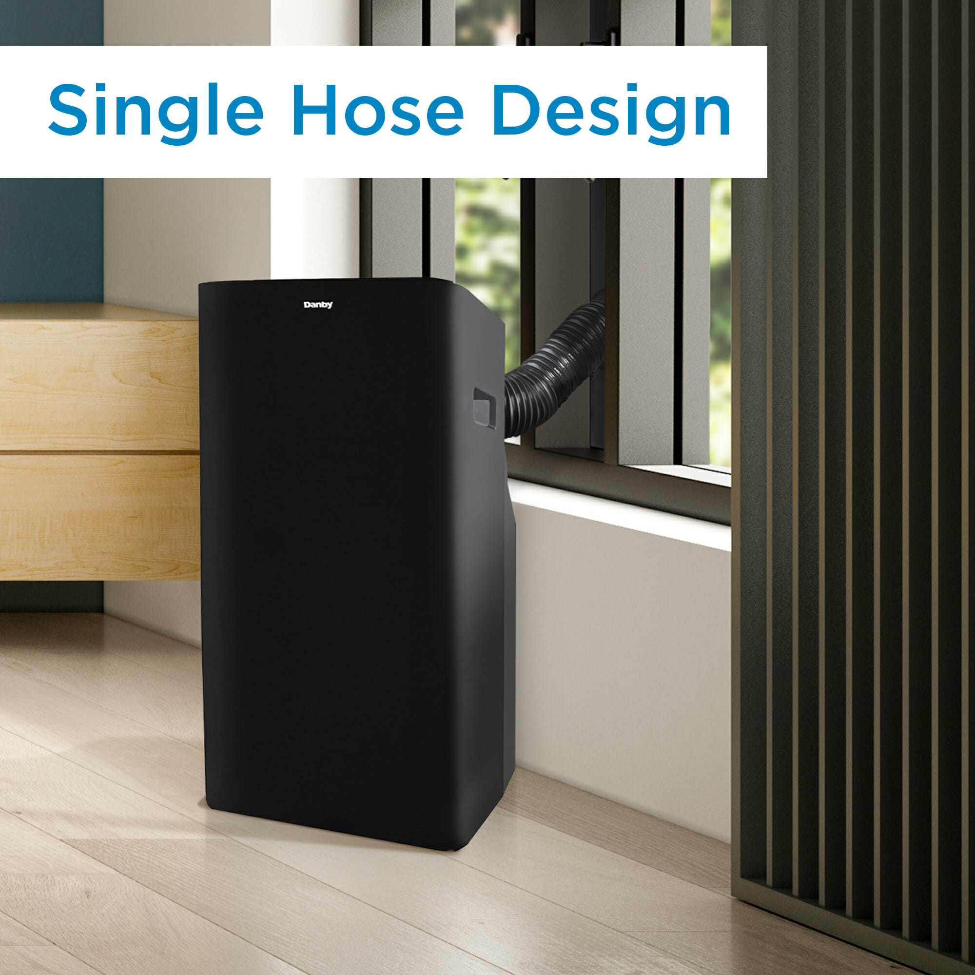 Danby 14,000 BTU (8,600 SACC) 3-in-1 Portable Air Conditioner in Black - Image 6