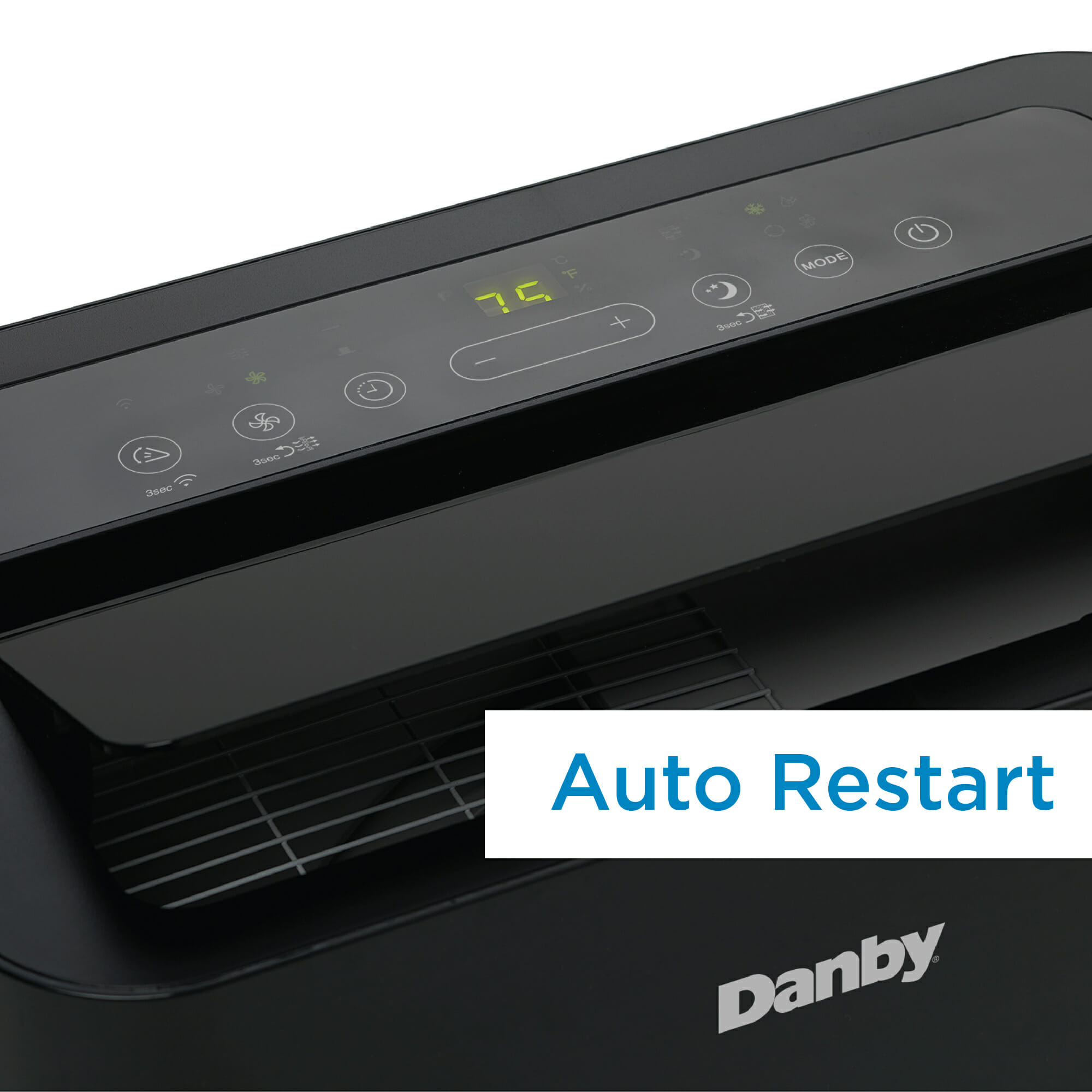 Danby 14,000 BTU (8,600 SACC) 3-in-1 Portable Air Conditioner in Black - Image 8