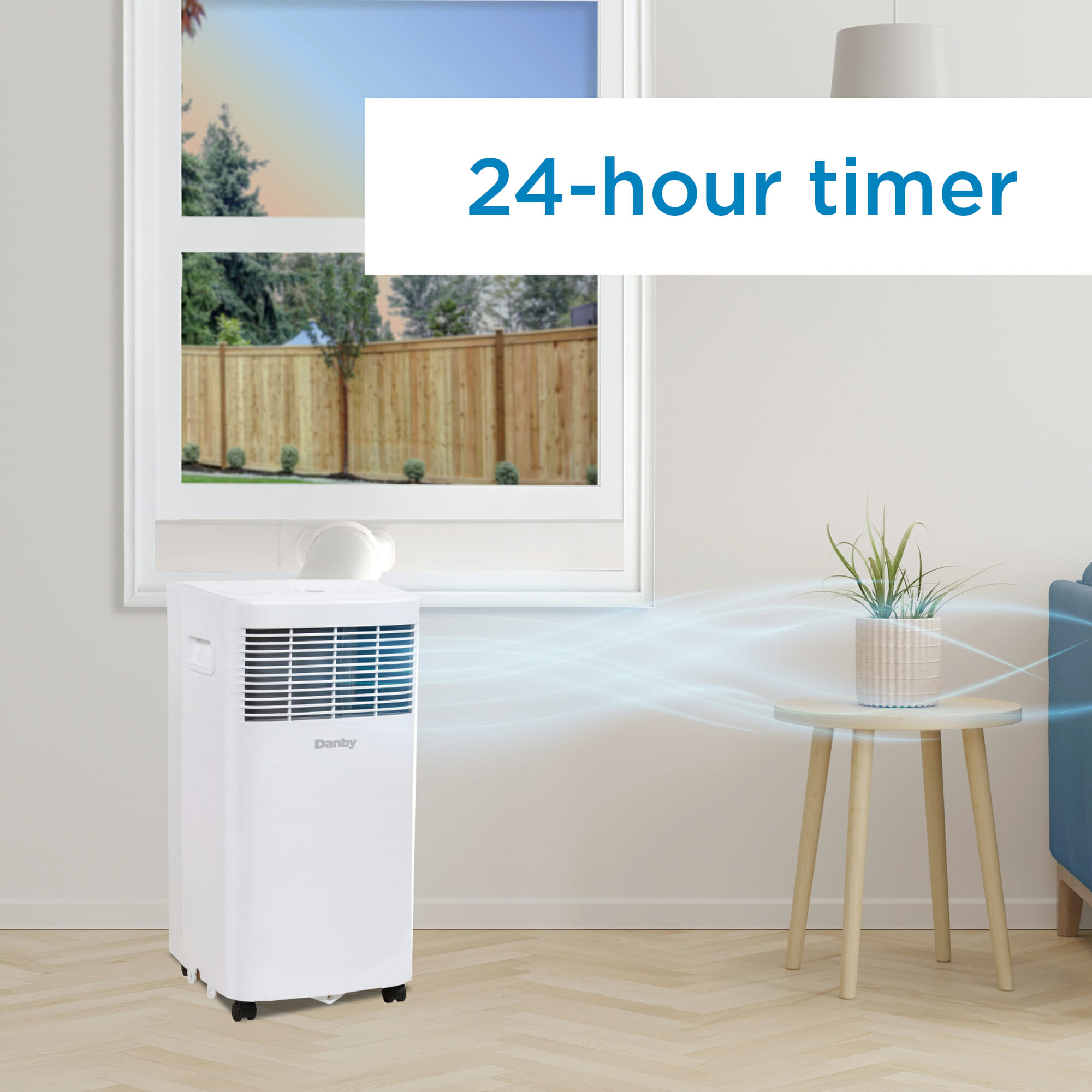 Danby 8,500 BTU (5000 SACC) Portable Air Conditioner in White - Image 9