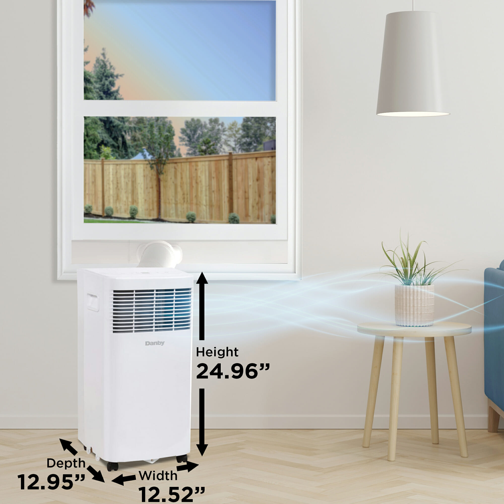 Danby 8,500 BTU (5000 SACC) Portable Air Conditioner in White - Image 13