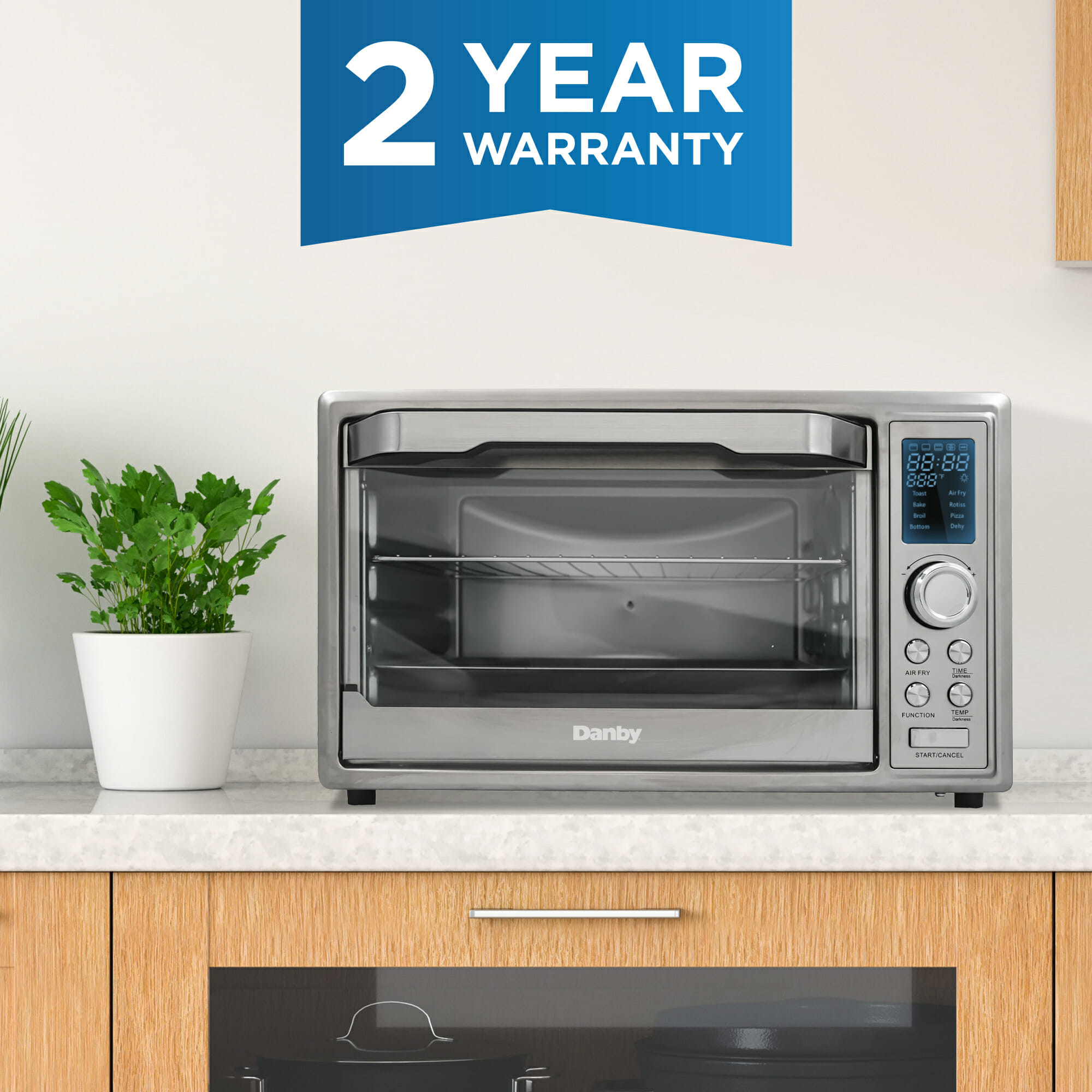 Danby 0.9 cu. ft. Toaster Oven with Air Fry Technology in Stainless Steel - Image 12