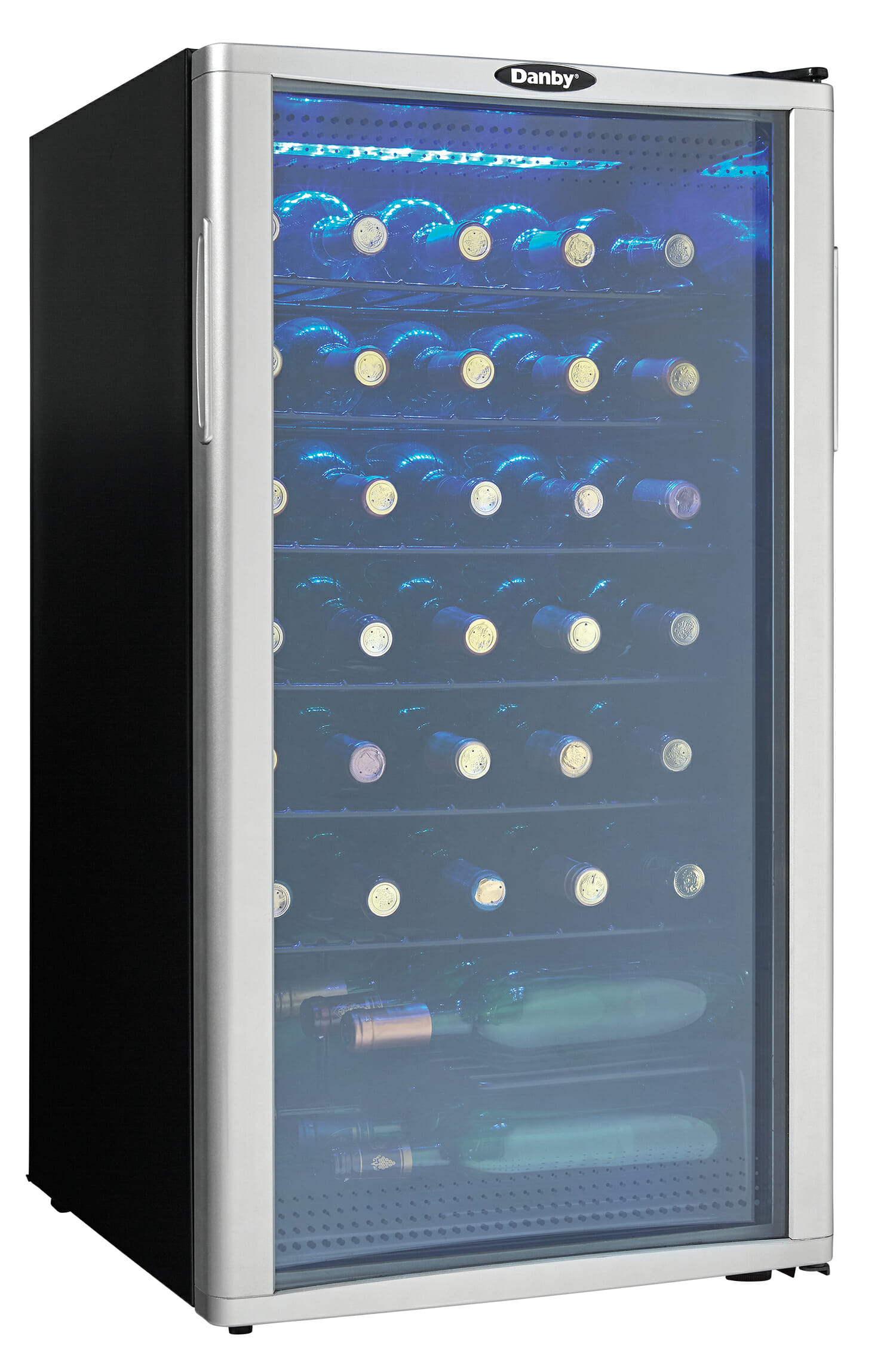 Danby 36 Bottle Free-Standing Wine Cooler in Platinum - Image 2