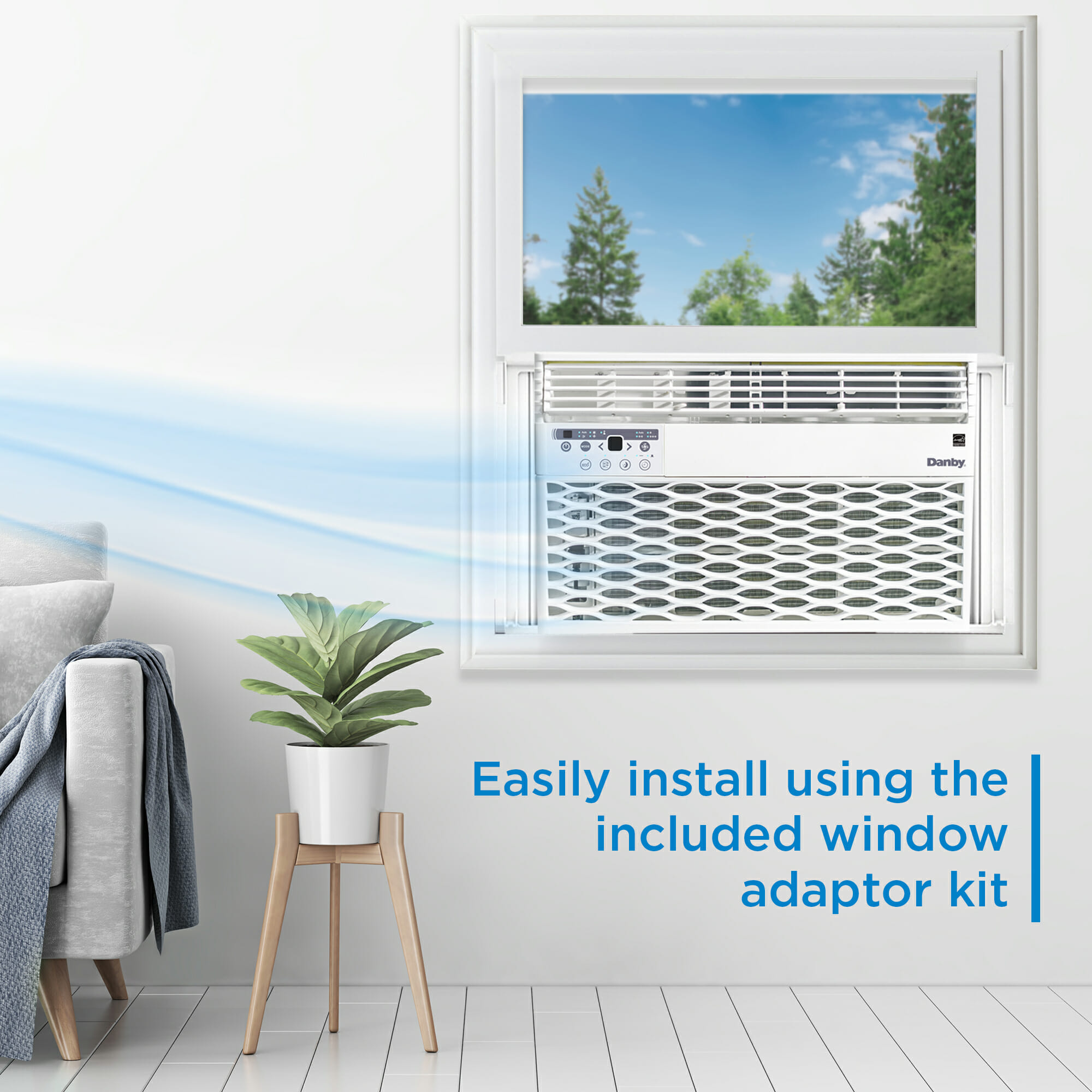 Danby 12000 BTU Window AC in White - Image 5