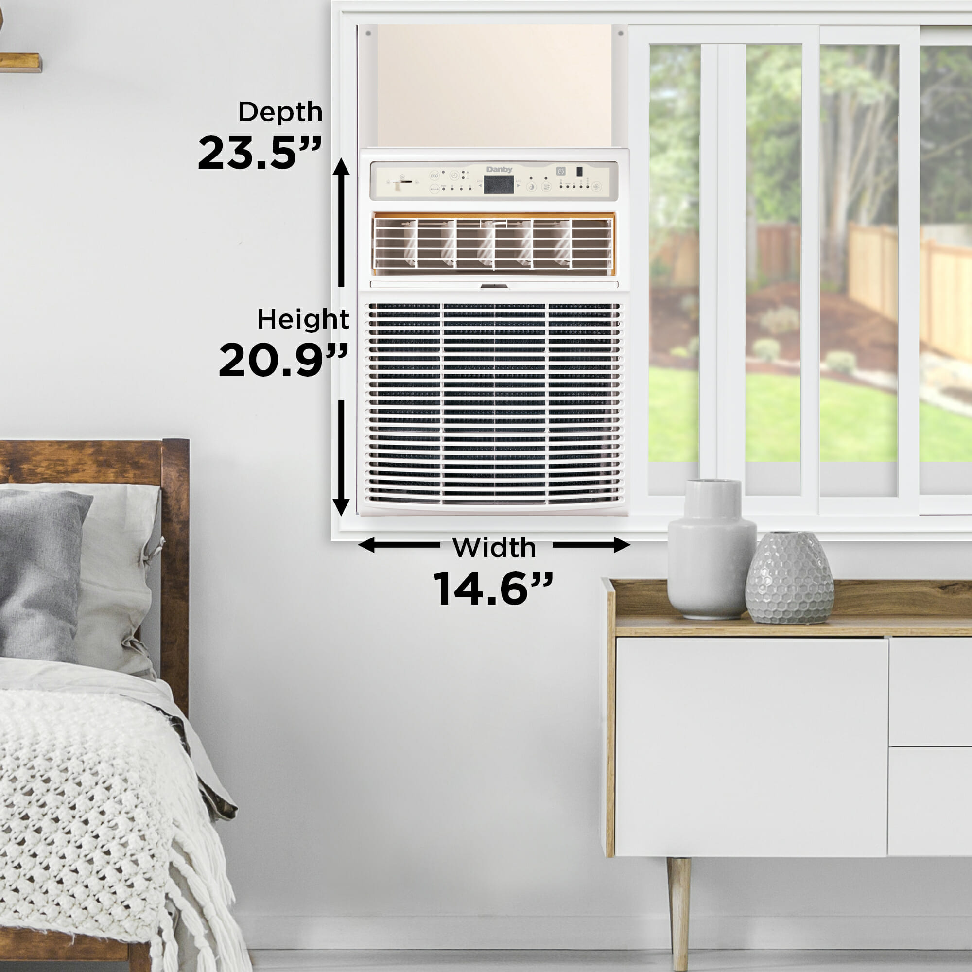 Danby 8000 BTU Vertical AC in White - Image 7