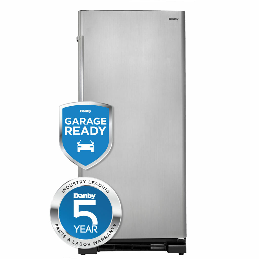 Danby Designer 16.7 cu. ft. Upright Freezer in Stainless Steel