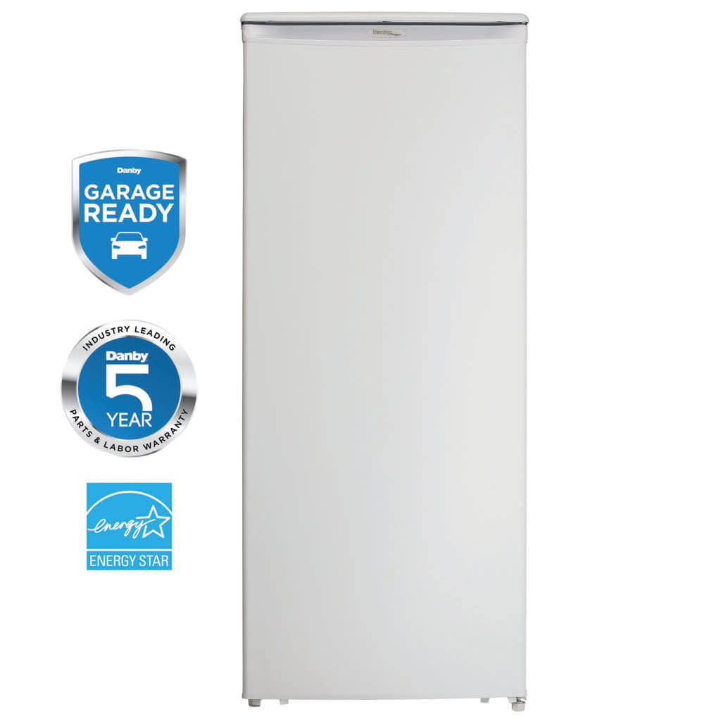 Danby Designer 8.5 cu. ft. Upright Freezer in White - DUFM085A4WDD