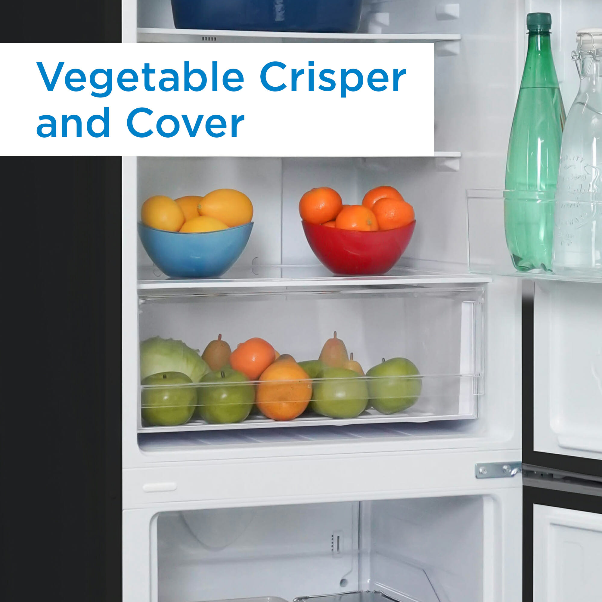 Danby 10 cu. ft. Bottom Mount Apartment Size Fridge in Stainless Steel - Image 4