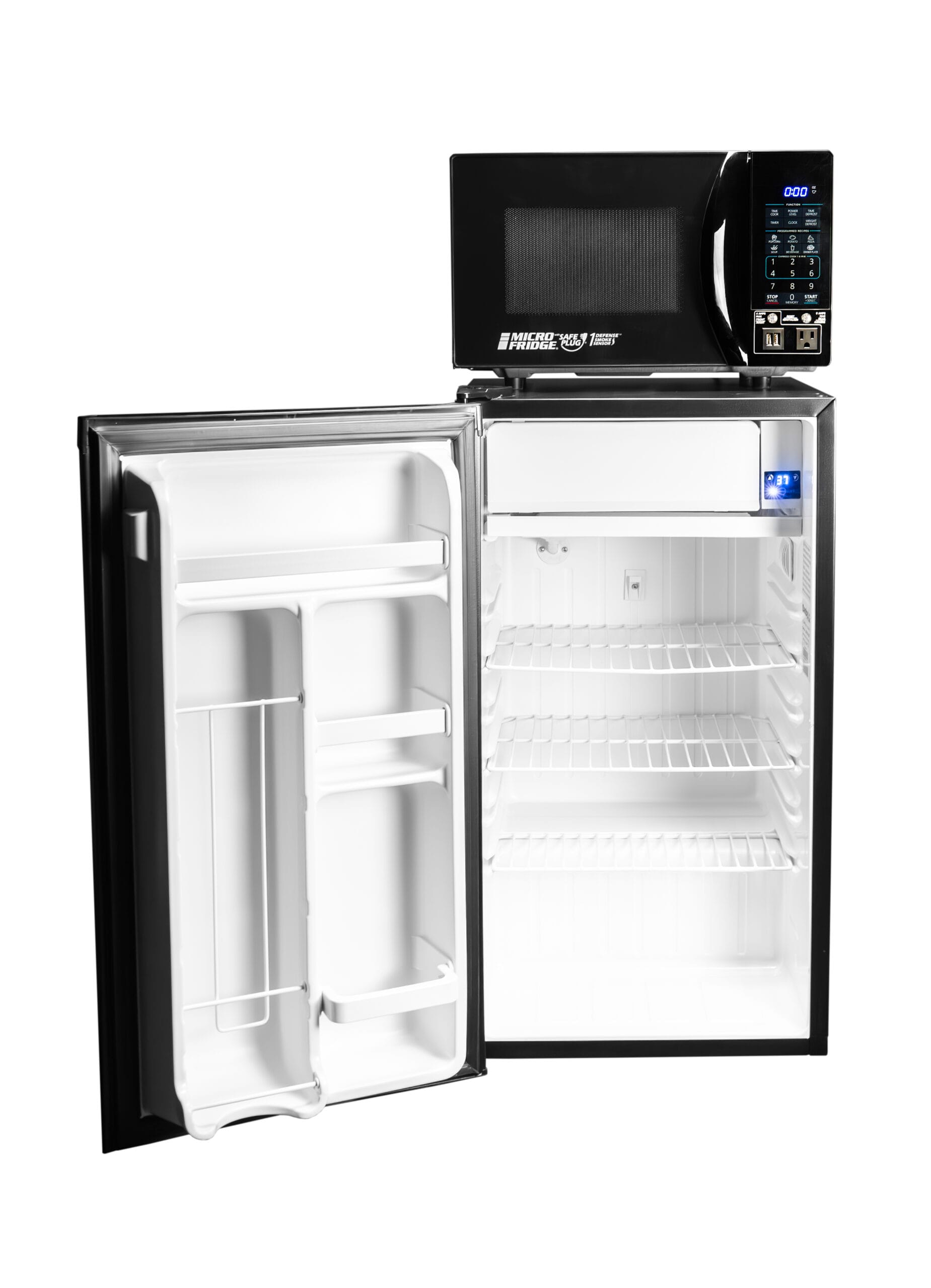 MicroFridge 3.2 cu. ft. Combination Unit in Black - Image 4
