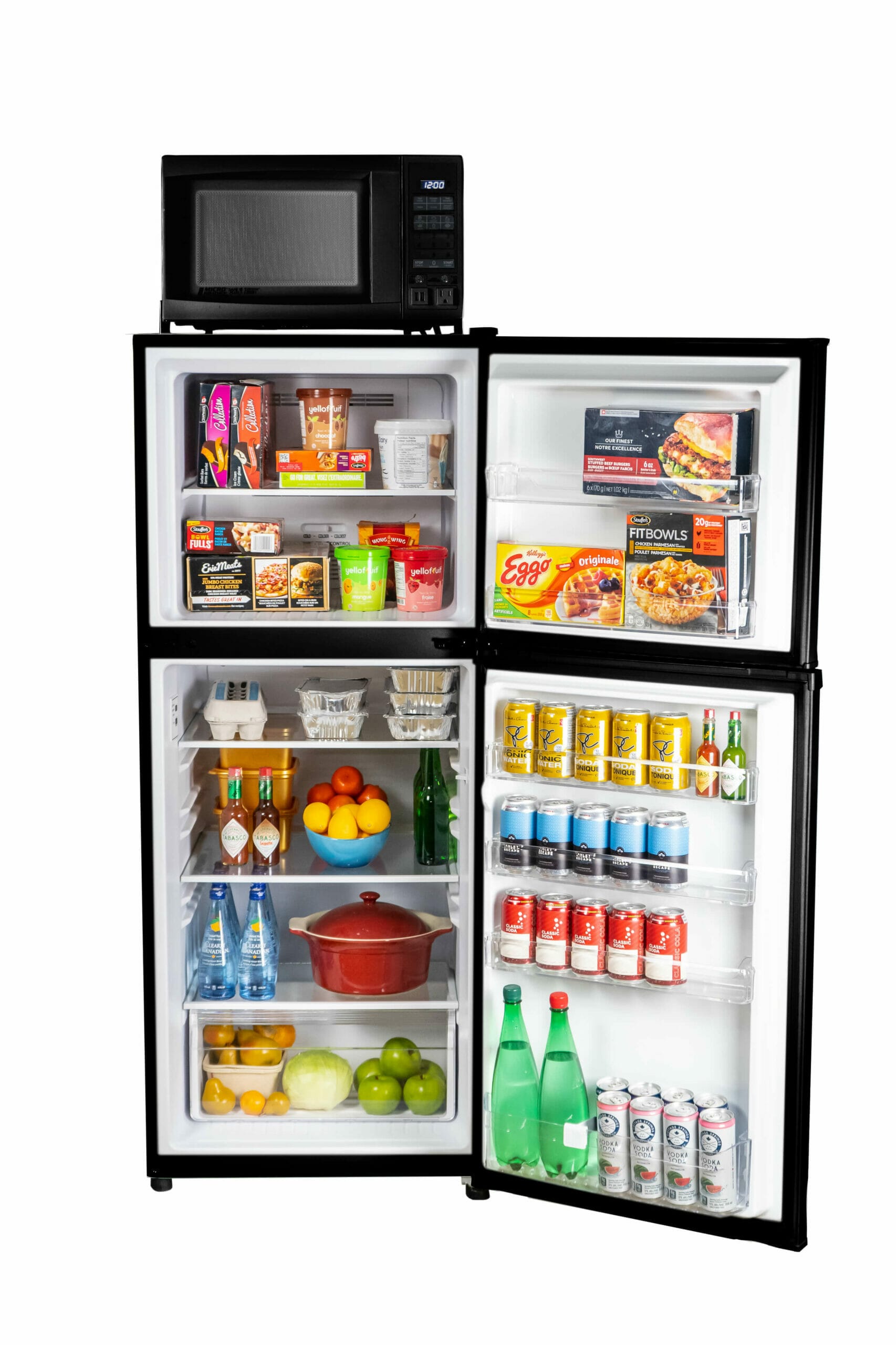 MicroFridge 10.0 cu. ft. Combination Unit in Black - Image 2