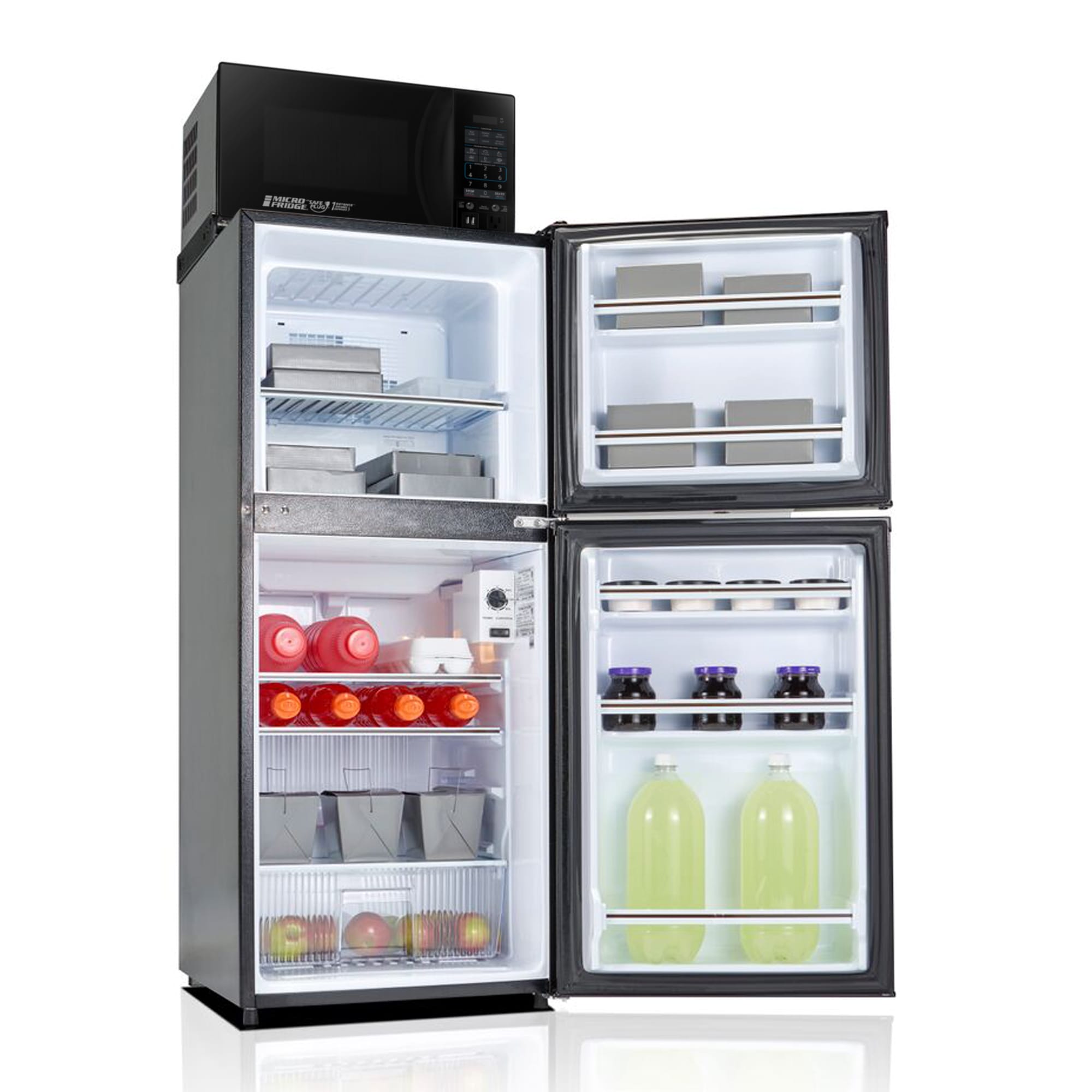MicroFridge 4.8 cu. ft. Combination Unit in Black - Image 2