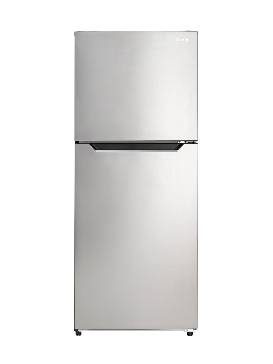 Danby 10.1 cu. ft. Top Mount Apartment Size Fridge in Stainless Steel Look