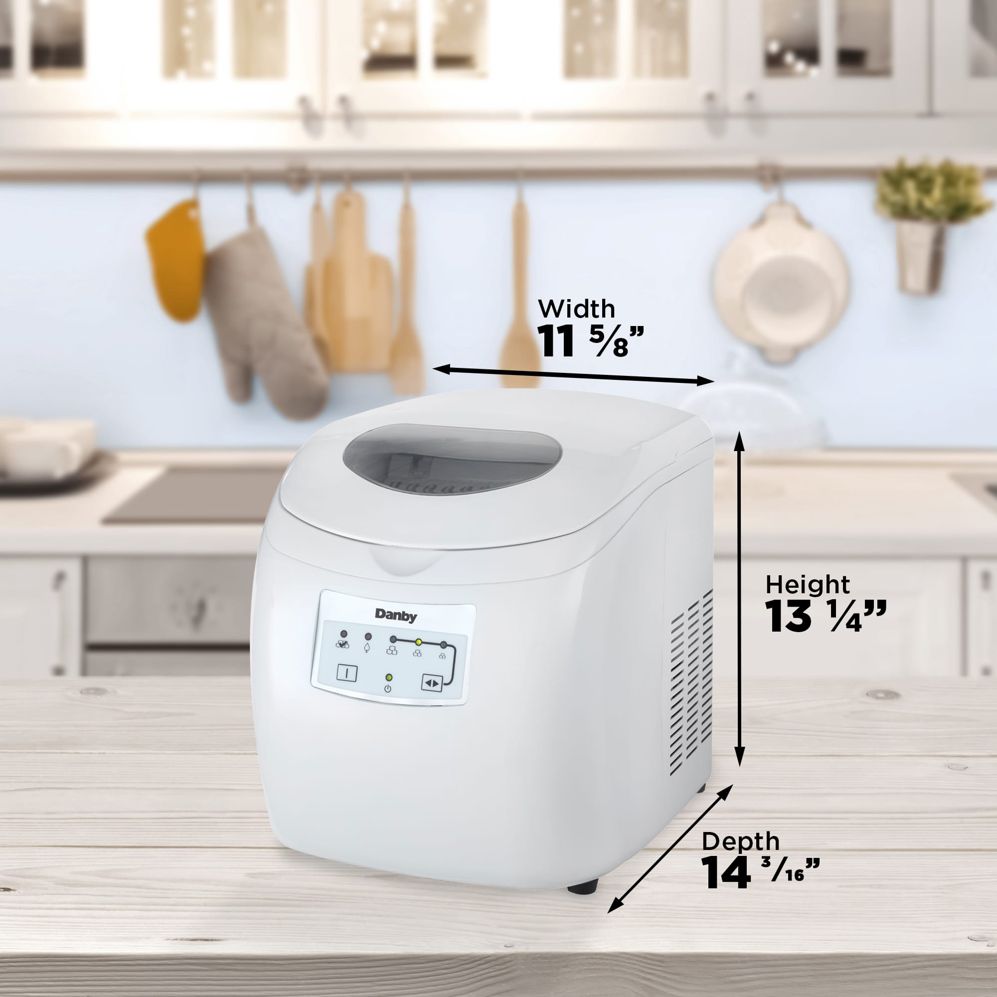 Danby 25 lbs. Countertop Ice Maker in White - Image 9