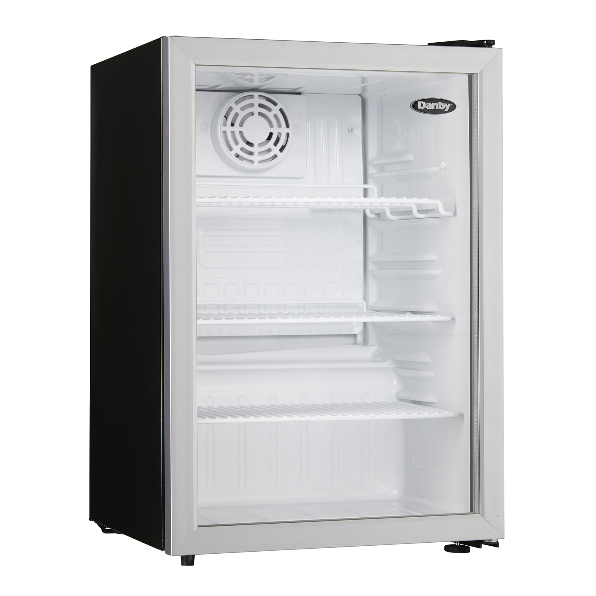 Danby 2.6 cu. ft. Compact Glass Door Fridge in Platinum - Image 2