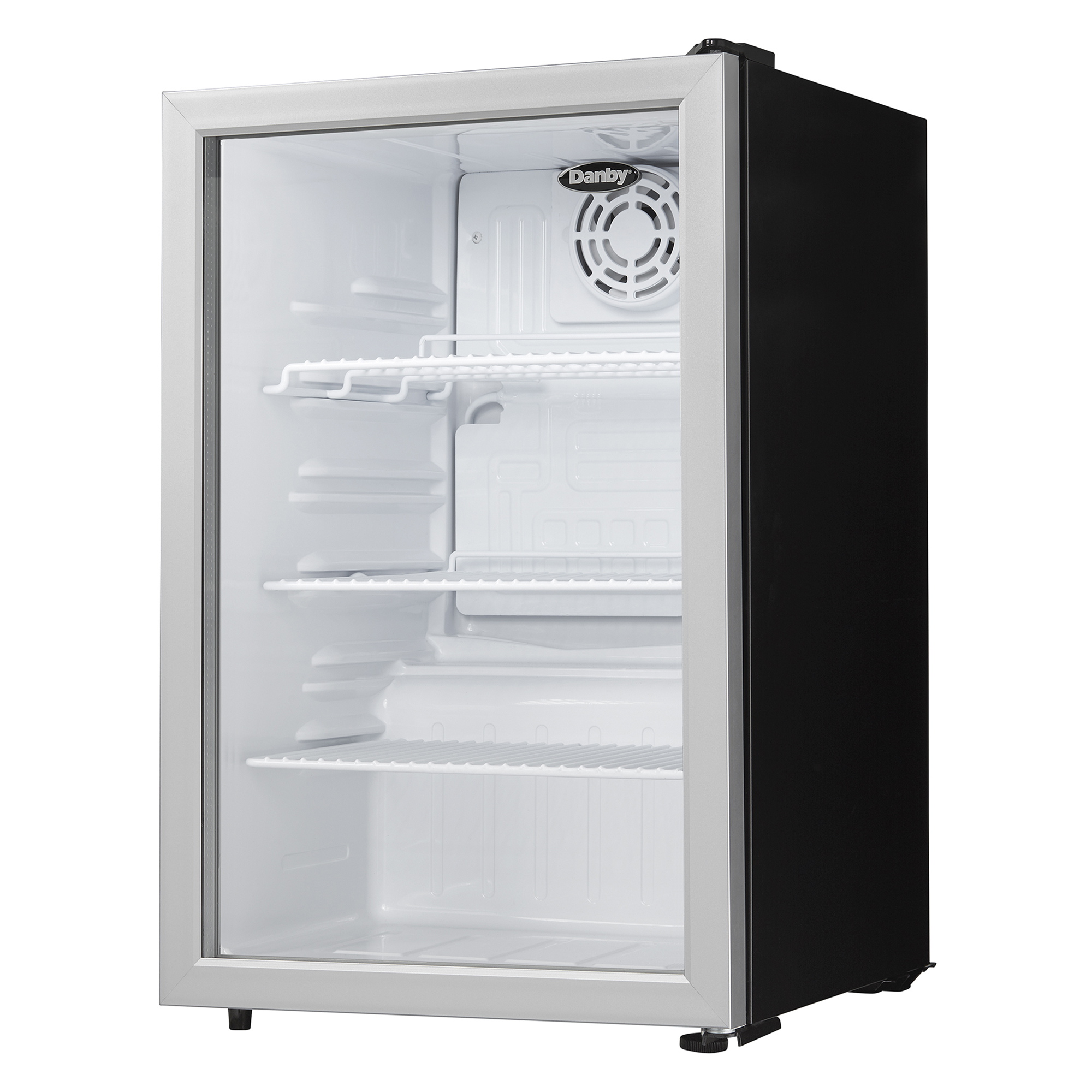 Danby 2.6 cu. ft. Compact Glass Door Fridge in Platinum - Image 3