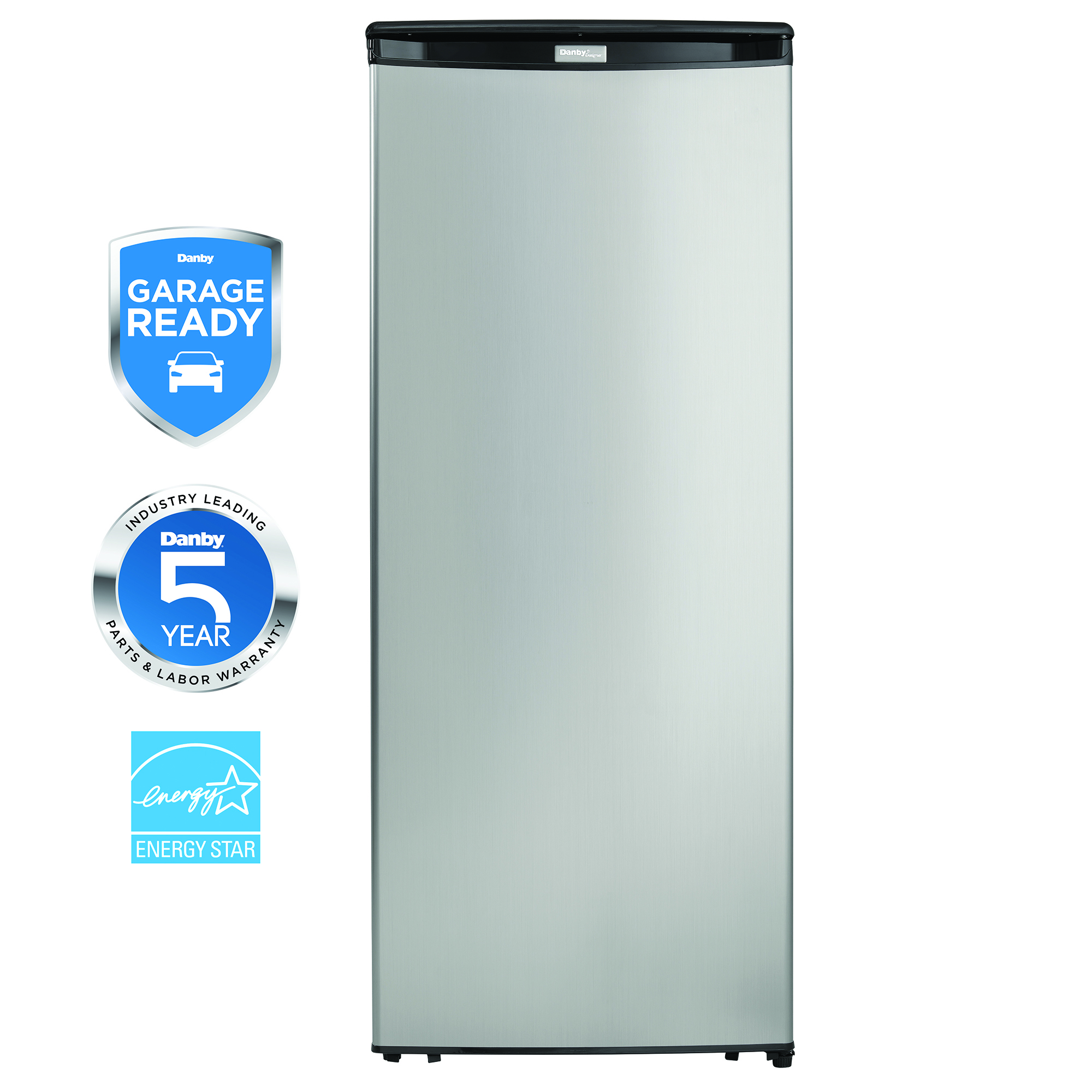 Danby Designer 8.5 cu. ft. Upright Freezer in Stainless Steel - Image 6