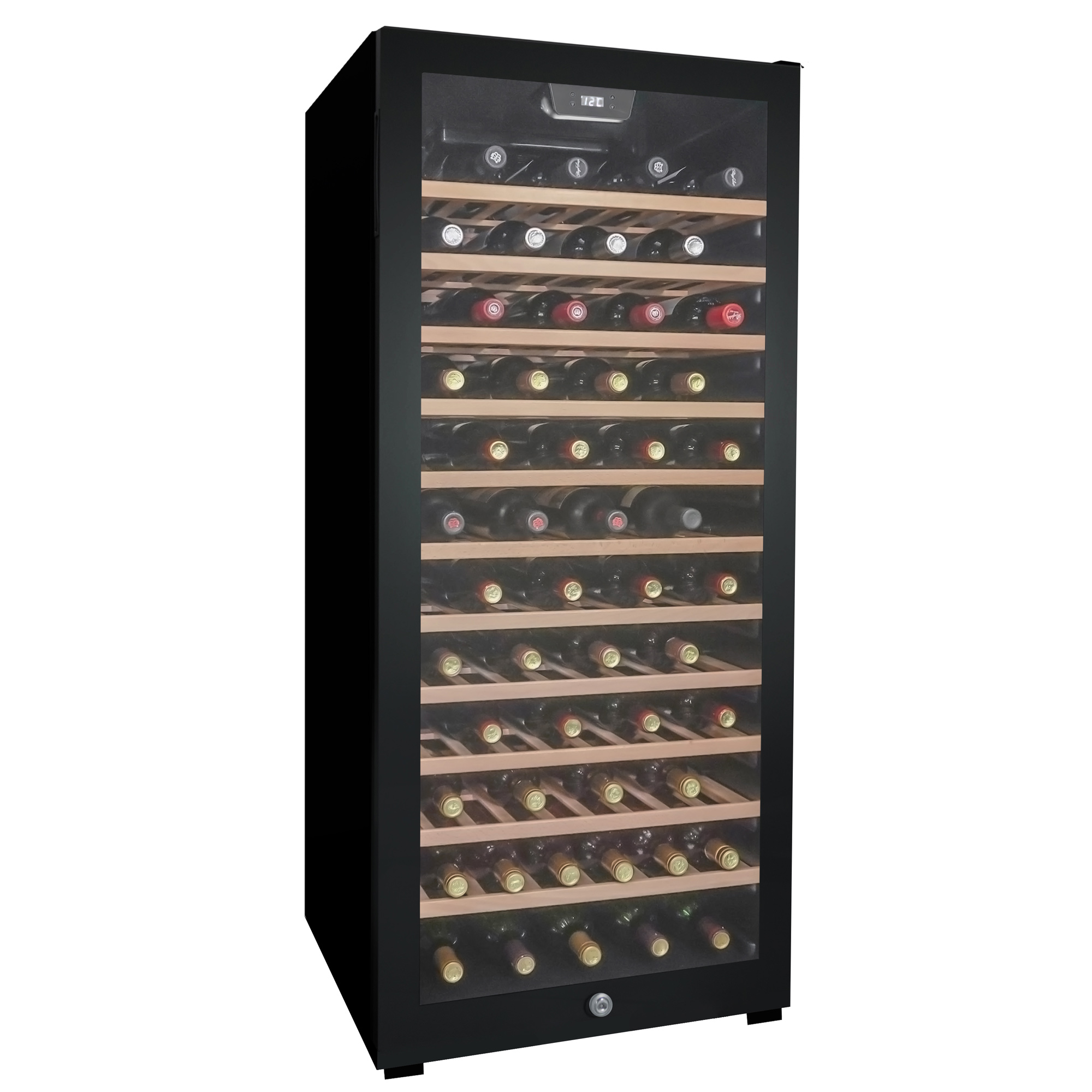 Danby 94 Bottle Free-Standing Wine Cooler in Black - Image 2